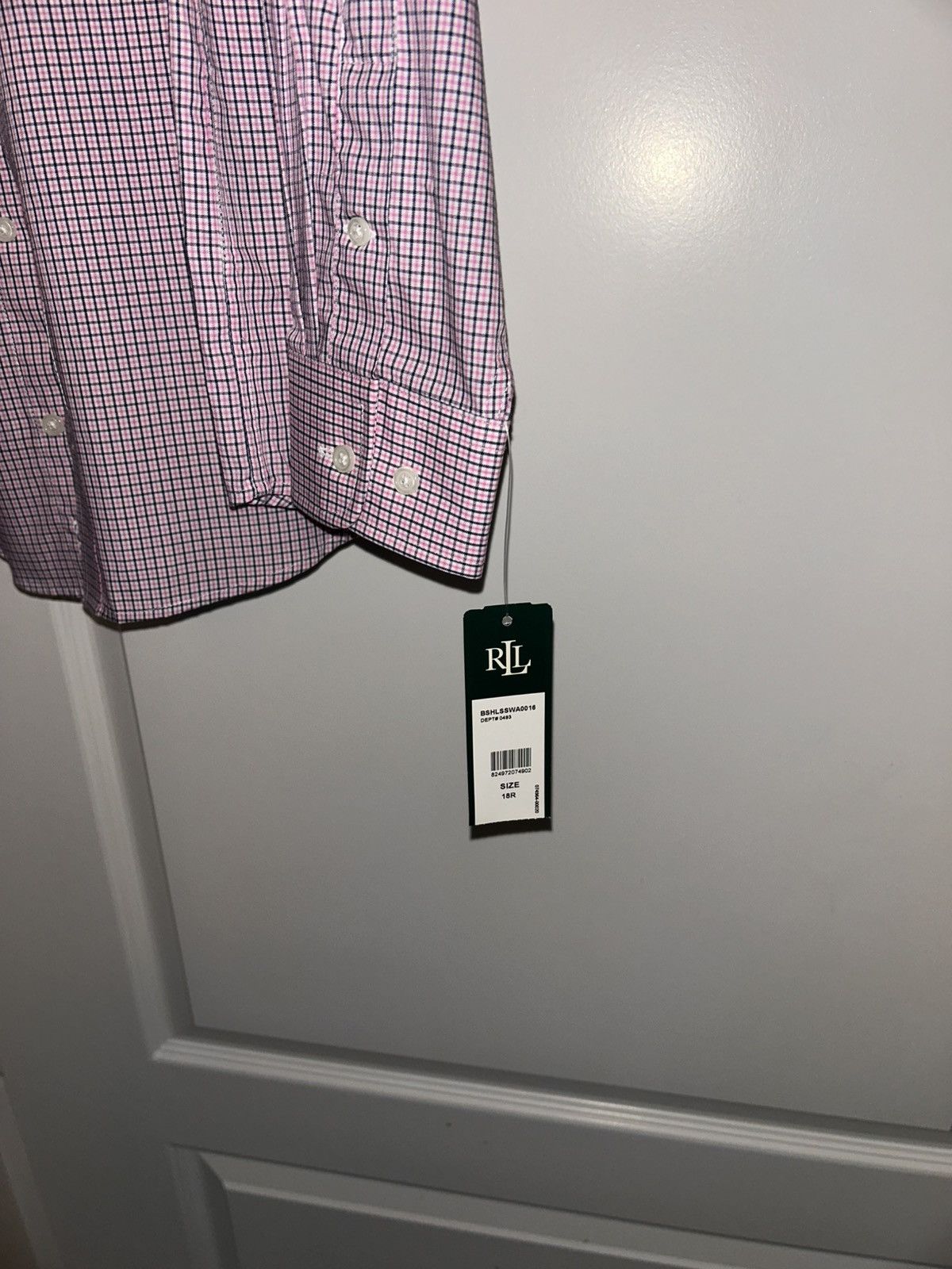 Polo Ralph Lauren Purple/Red checkered Ralph Lauren shirt embroidered logo Size US XXS / EU 40 - 5 Thumbnail