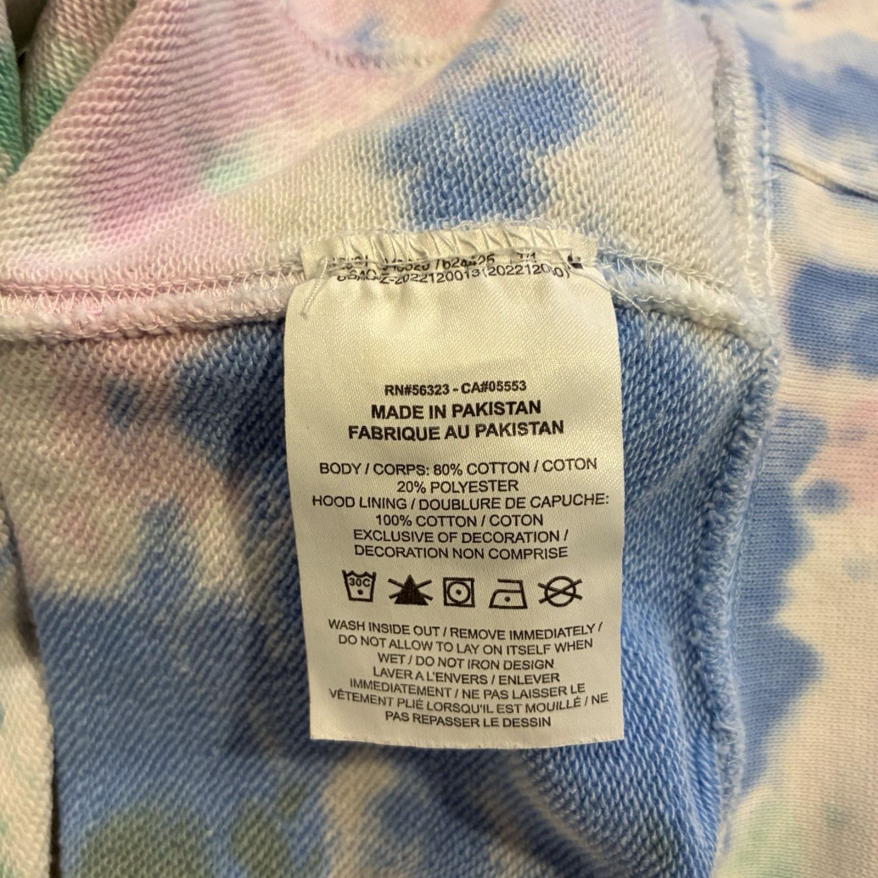 Nike Nike Sportswear Club Fleece Pullover Hoodie Men L Ice-Dye Photo Blue Multicolor Size Large Size US L / EU 52-54 / 3 - 7 Thumbnail