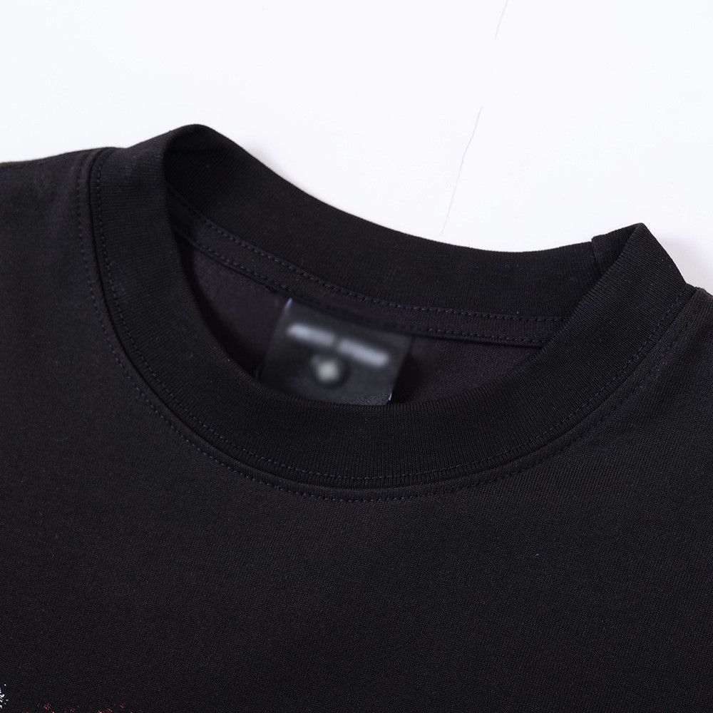 Japanese Brand × Vintage High street men's trendy loose heart letter cotton T-shirt Size US L / EU 52-54 / 3 - 3 Thumbnail