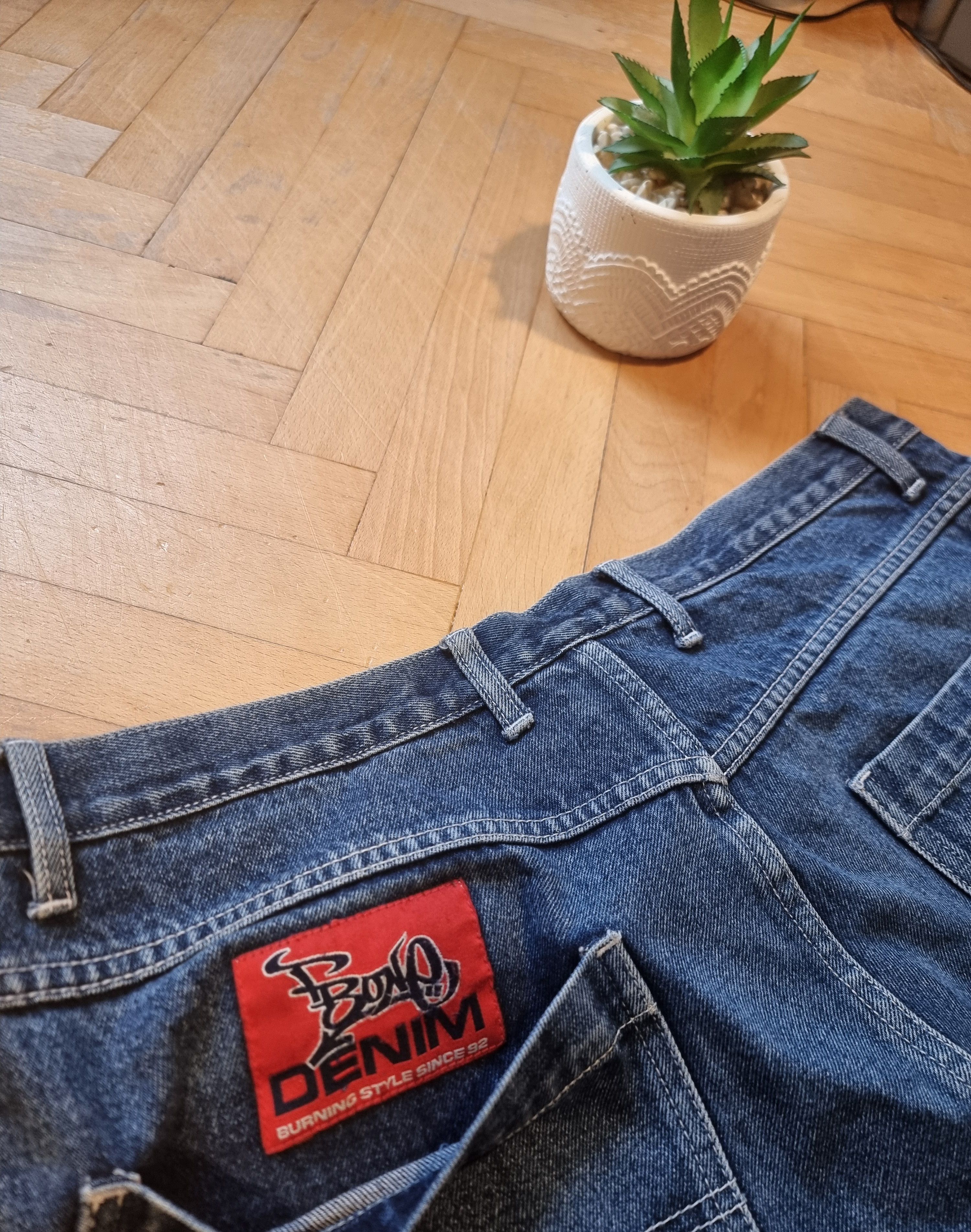 Southpole Vintage Fishbone Jorts Size US 38 / EU 54 - 3 Thumbnail