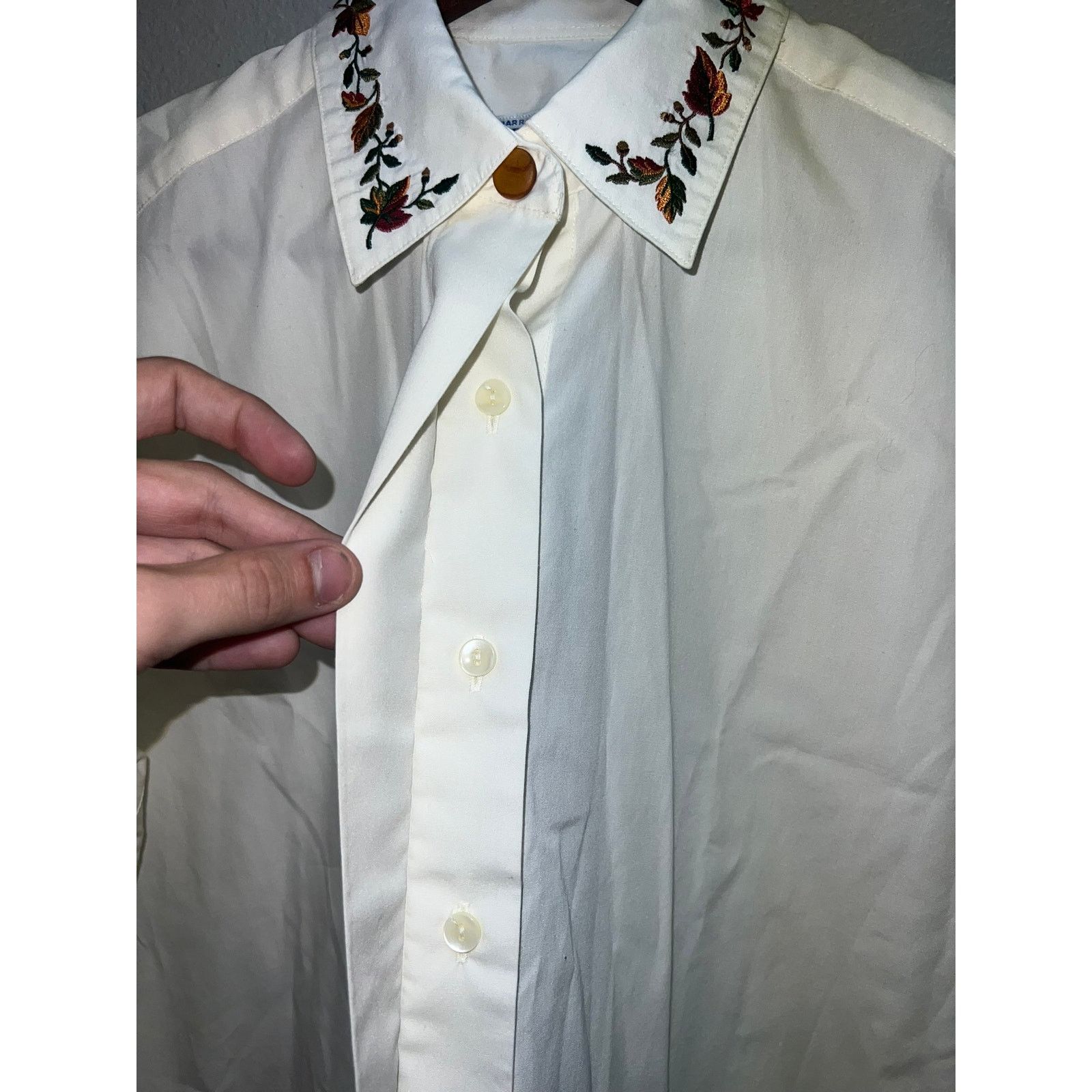 Pendleton Womens Pendleton Top Button Up Knockabouts Floral Shirt 8 Size M / US 6-8 / IT 42-44 - 6 Thumbnail