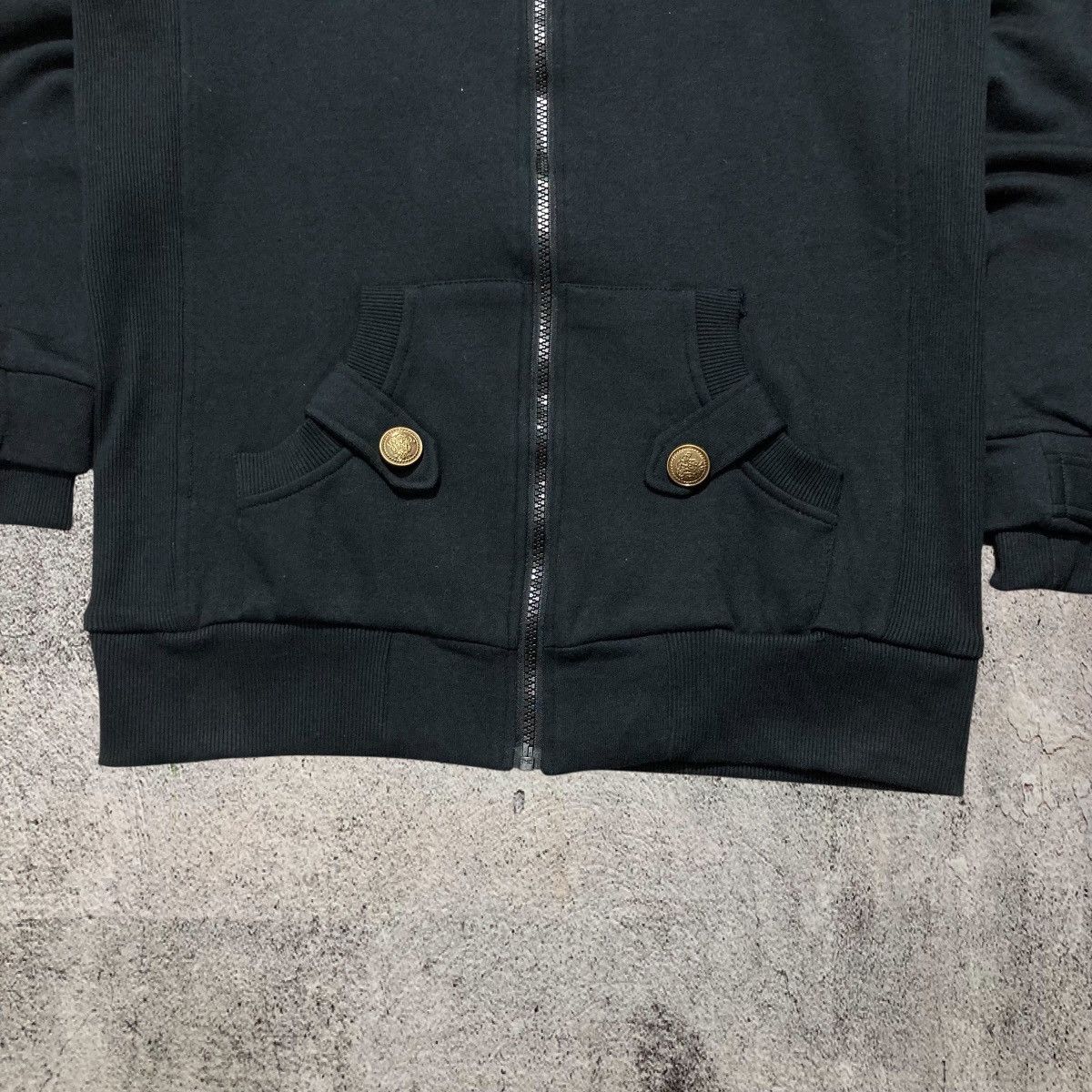 Japanese Brand 2000s Lorenzo Fur Ziphoodie Black Lgb Punk Gothic Style Size US M / EU 48-50 / 2 - 7 Thumbnail