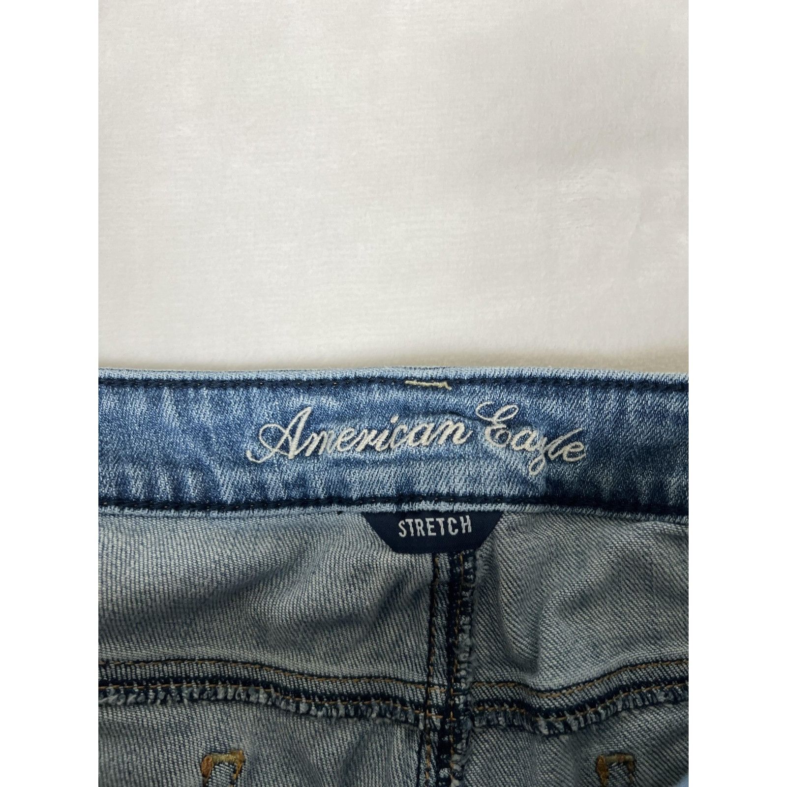 American Eagle Outfitters American Eagle Jeans Women's 6 Medium Wash Low Rise Skinny D Size 28" / US 6 / IT 42 - 4 Thumbnail