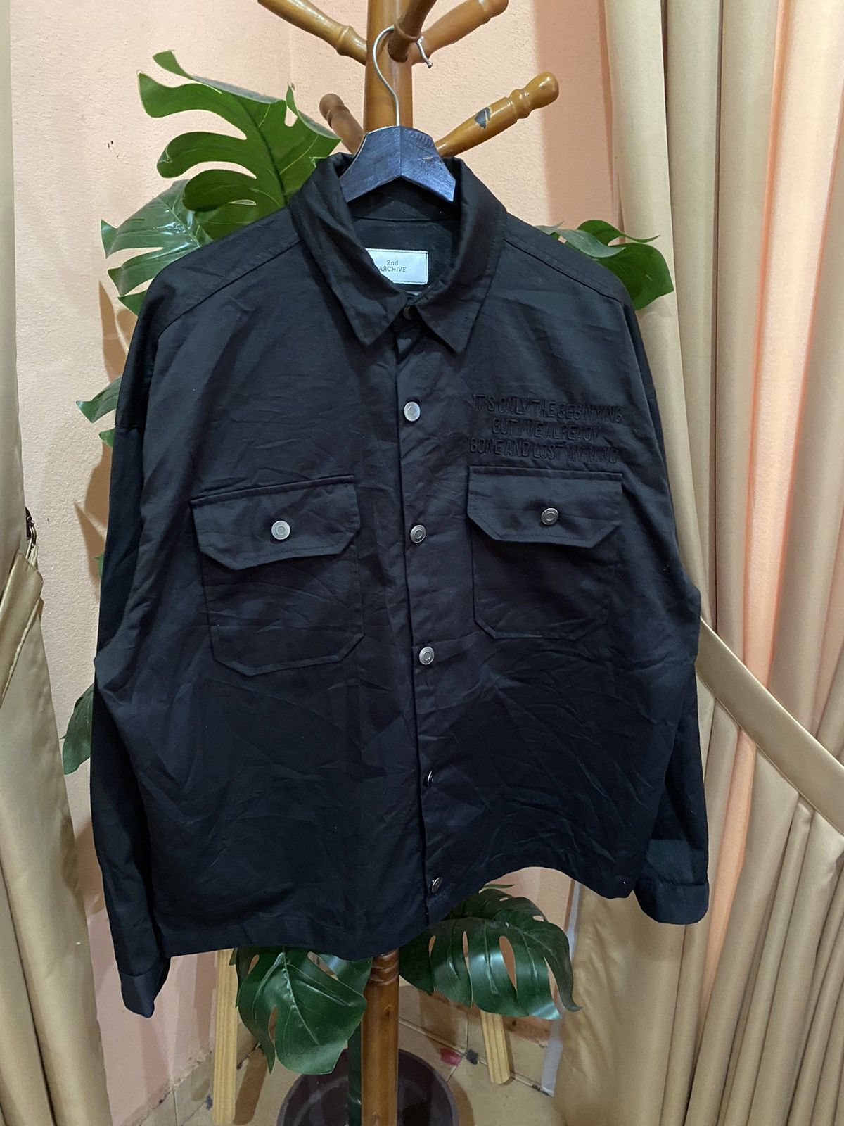 Japanese Brand 2nd Archive Black Utility Jacket – Contemporary Streetwear Size US L / EU 52-54 / 3 - 4 Thumbnail