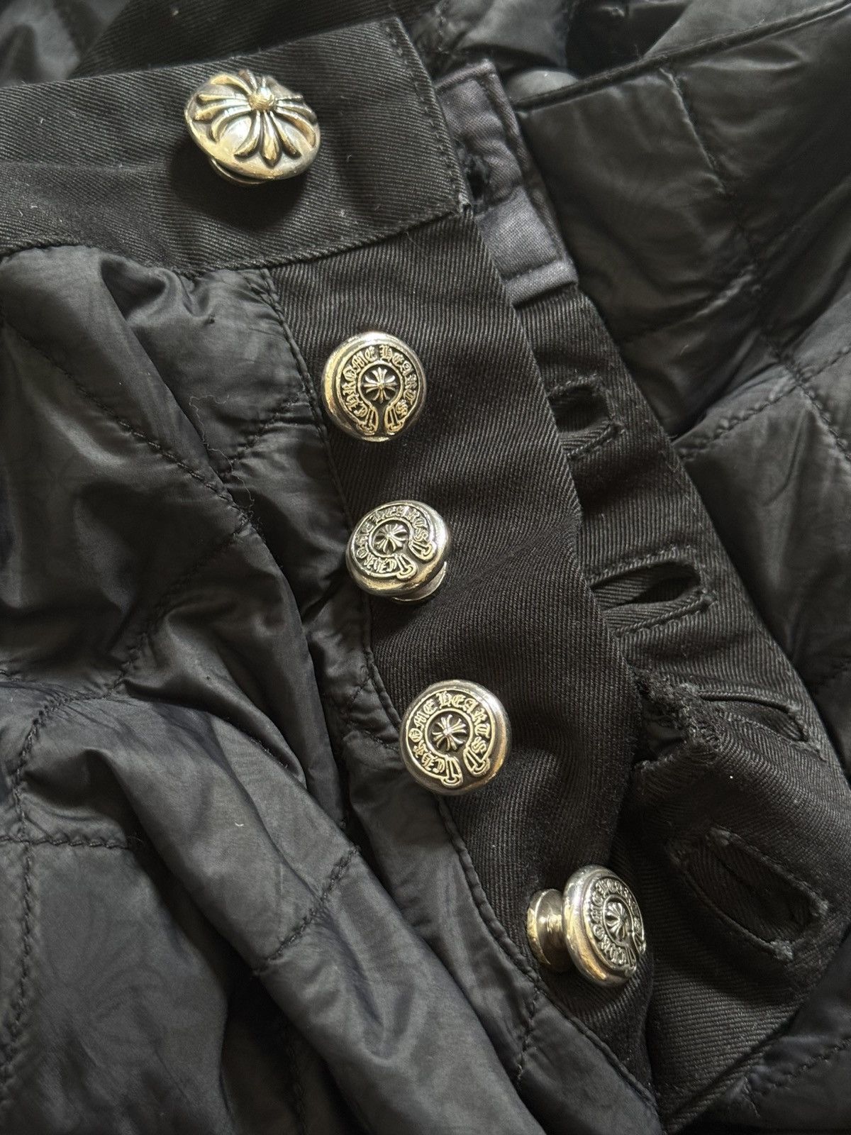 Chrome Hearts 1/20 Mattyboy double knee quilted pants Size US 34 / EU 50 - 11 Thumbnail