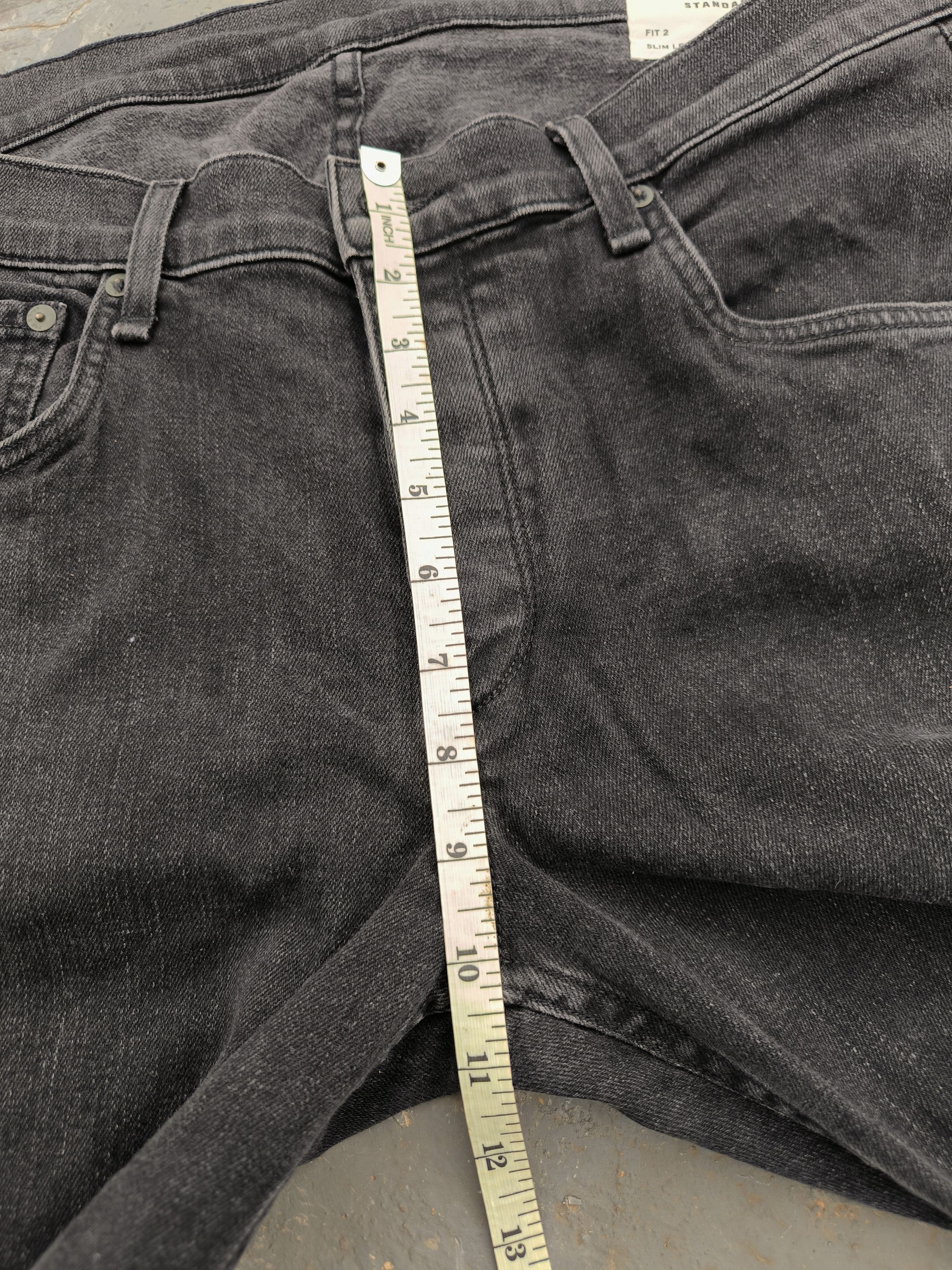 Rag & Bone Rag & bone black wash/rock slim leg fit 2 Size US 34 / EU 50 - 14 Thumbnail