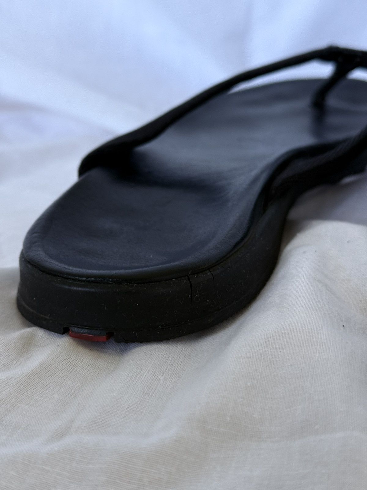 Prada Prada Black Flip Flops Thongs Sandals Size US 8.5 / IT 38.5 - 8 Thumbnail