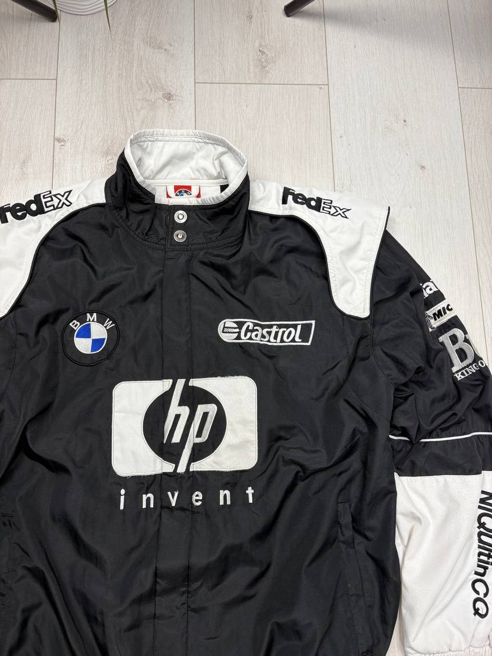 BMW VINTAGE 00s BMW JACKET FORMULA UNO 1 PATCHES LOGO Size US XL / EU 56 / 4 - 3 Thumbnail