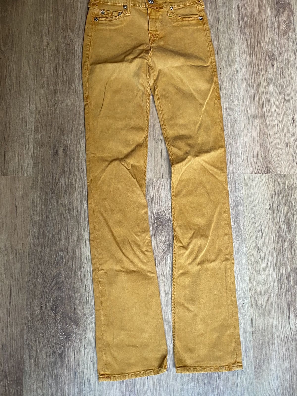True Religion × Vintage True Religion Pant Jeans Row Seat Big Logo Vintage New USA Size 26" / US 2 / IT 38 - 8 Thumbnail