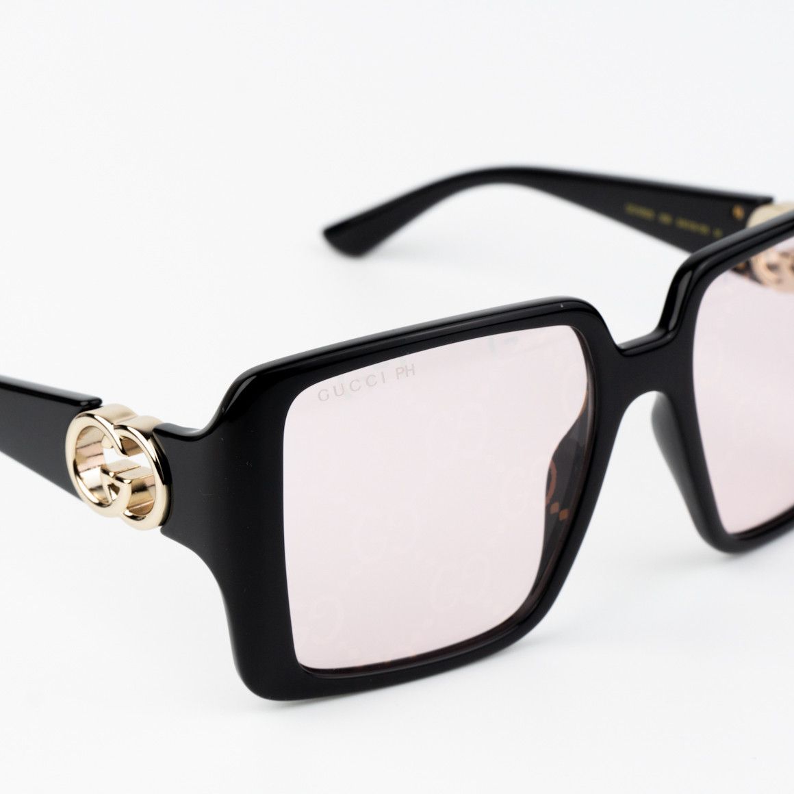 Gucci NEW Gucci GG1692S 006 Mirror Logo Women Square Sunglasses Size ONE SIZE - 7 Thumbnail