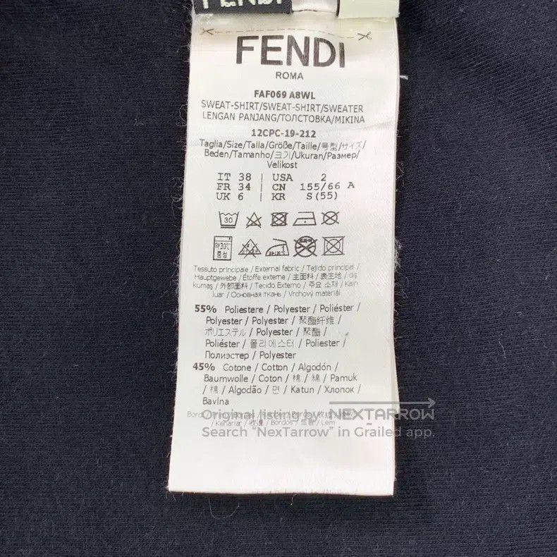 Fendi Fendi Black side logo letter zipper jacket Size XS / US 0-2 / IT 36-38 - 7 Thumbnail