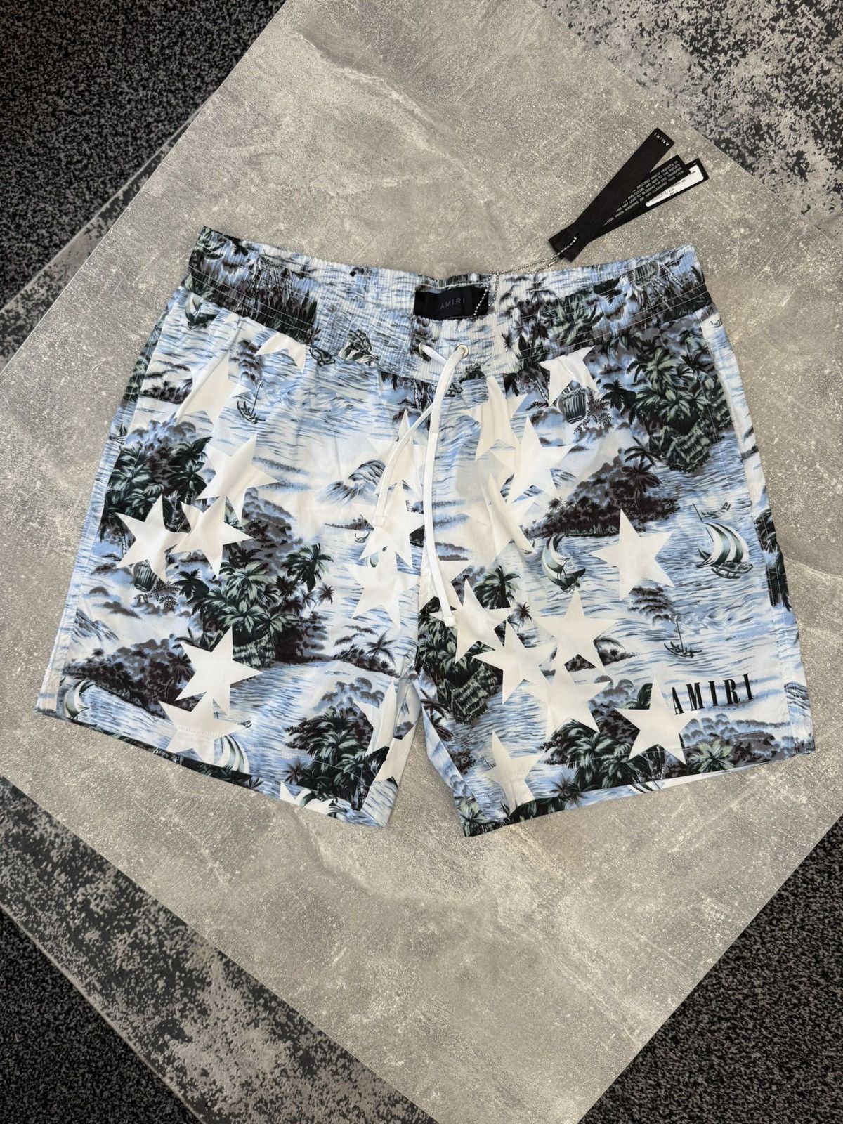 水着・ラッシュガード AMIRI TPOPICAL STAR SWIM TRUNK AMIRI TPOPICAL STAR SWIM TRUNK