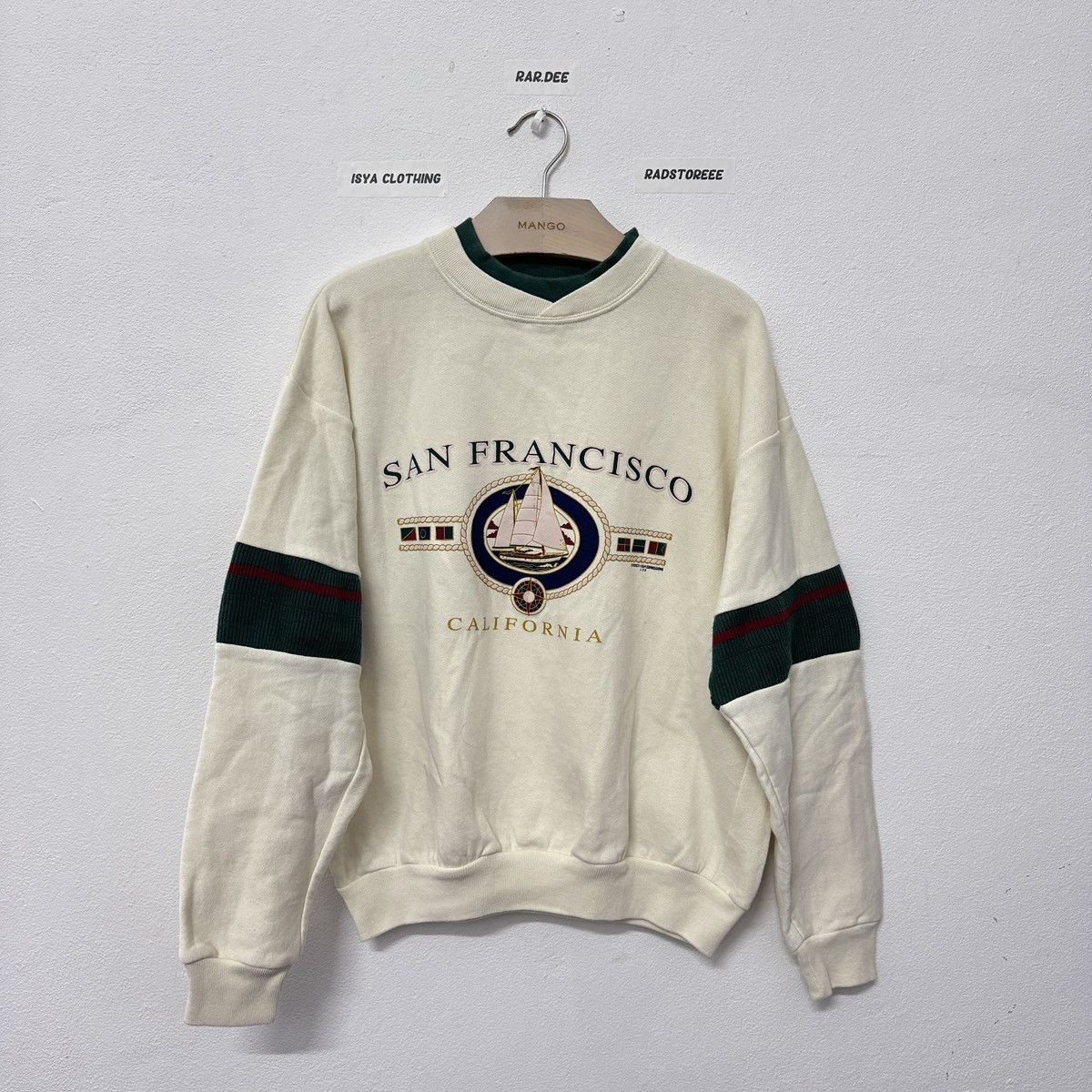 Vintage Vintage San Francisco California Sweatshirt Size US M / EU 48-50 / 2 - 1 Thumbnail