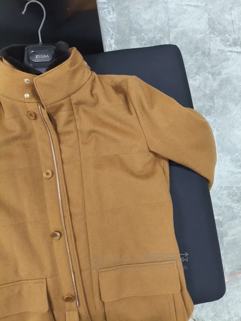 Loro Piana Loro Piana Camel Cotton Jacket, 100% Vicuna Camel Waterpro Size US S / EU 44-46 / 1 - 4 Thumbnail