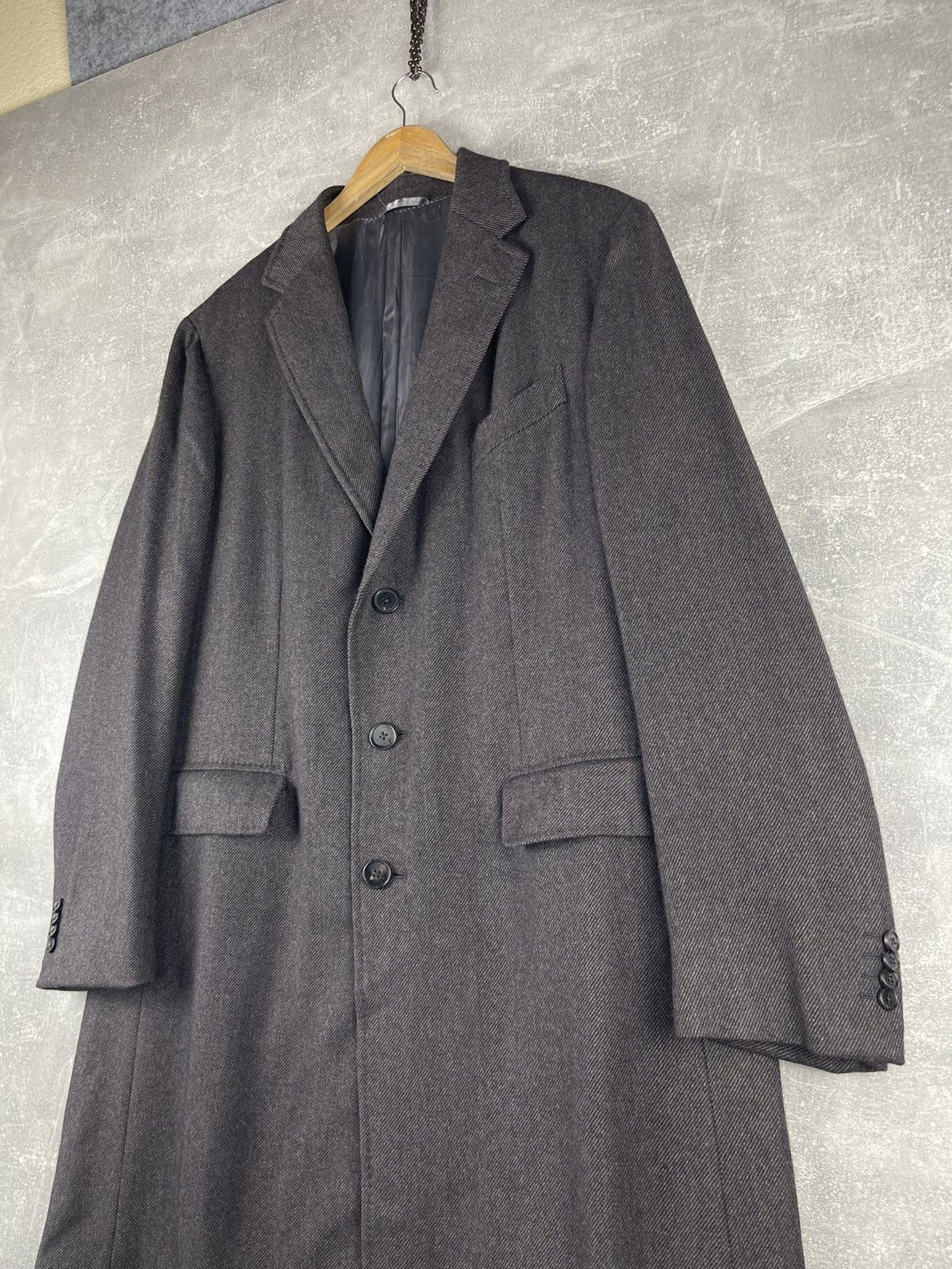 Ermenegildo Zegna Ermenegildo Zegna Old Money Wool Cashmere Coat Brown Size US XL / EU 56 / 4 - 4 Thumbnail