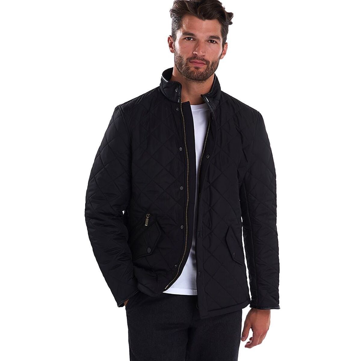 Barbour *LIKE NEW* Barbour Powell Quilted Jacket - Black Sz L Size US L / EU 52-54 / 3 - 6 Thumbnail