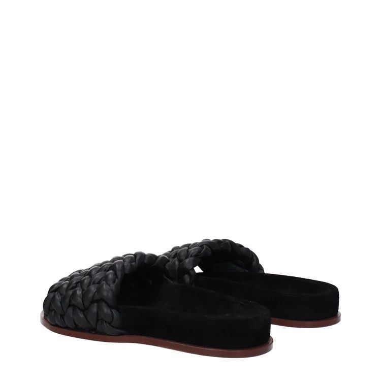 Chloe ob1o1e1024 Leather Slippers in Black Size US 9 / IT 39 - 4 Thumbnail