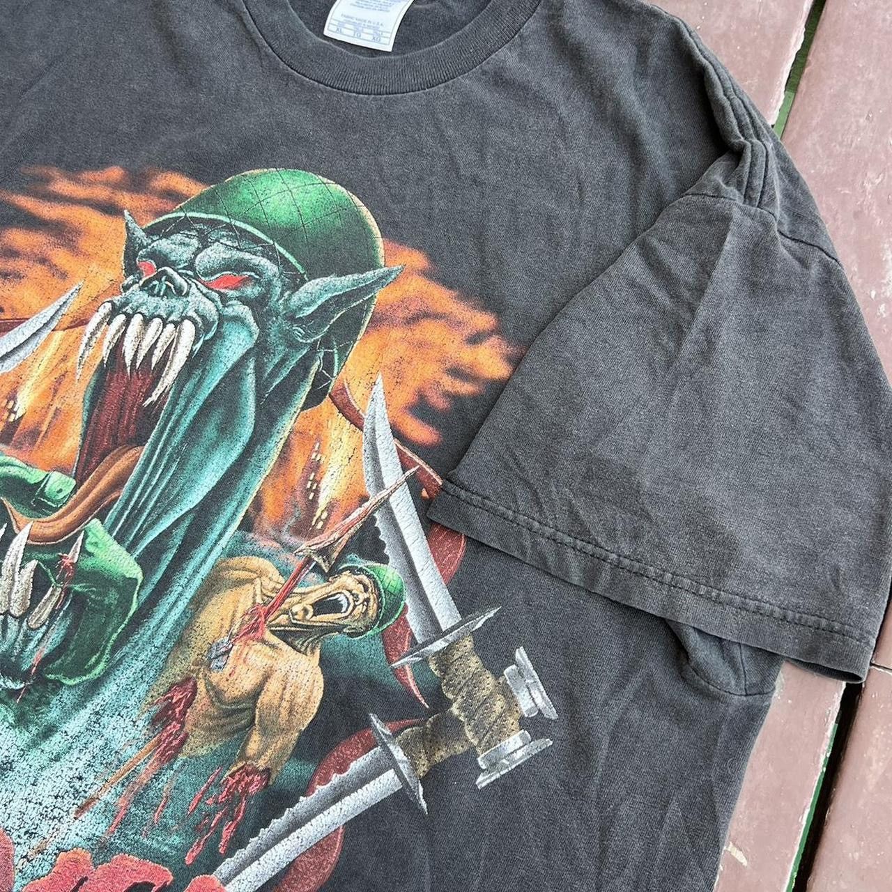 Slayer Vintage 90s Slayer T-shirt Size US XL / EU 56 / 4 - 5 Thumbnail