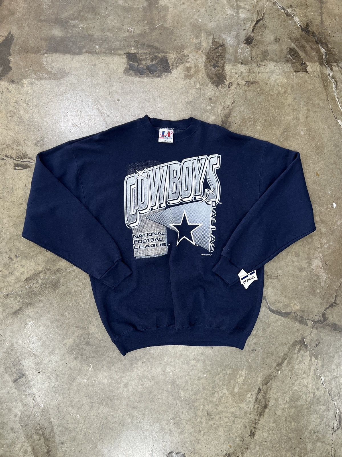 NFL Vintage 1993 NFL Dallas Cowboys Logo Athletics Crewneck XL Size US XL / EU 56 / 4 - 2 Thumbnail