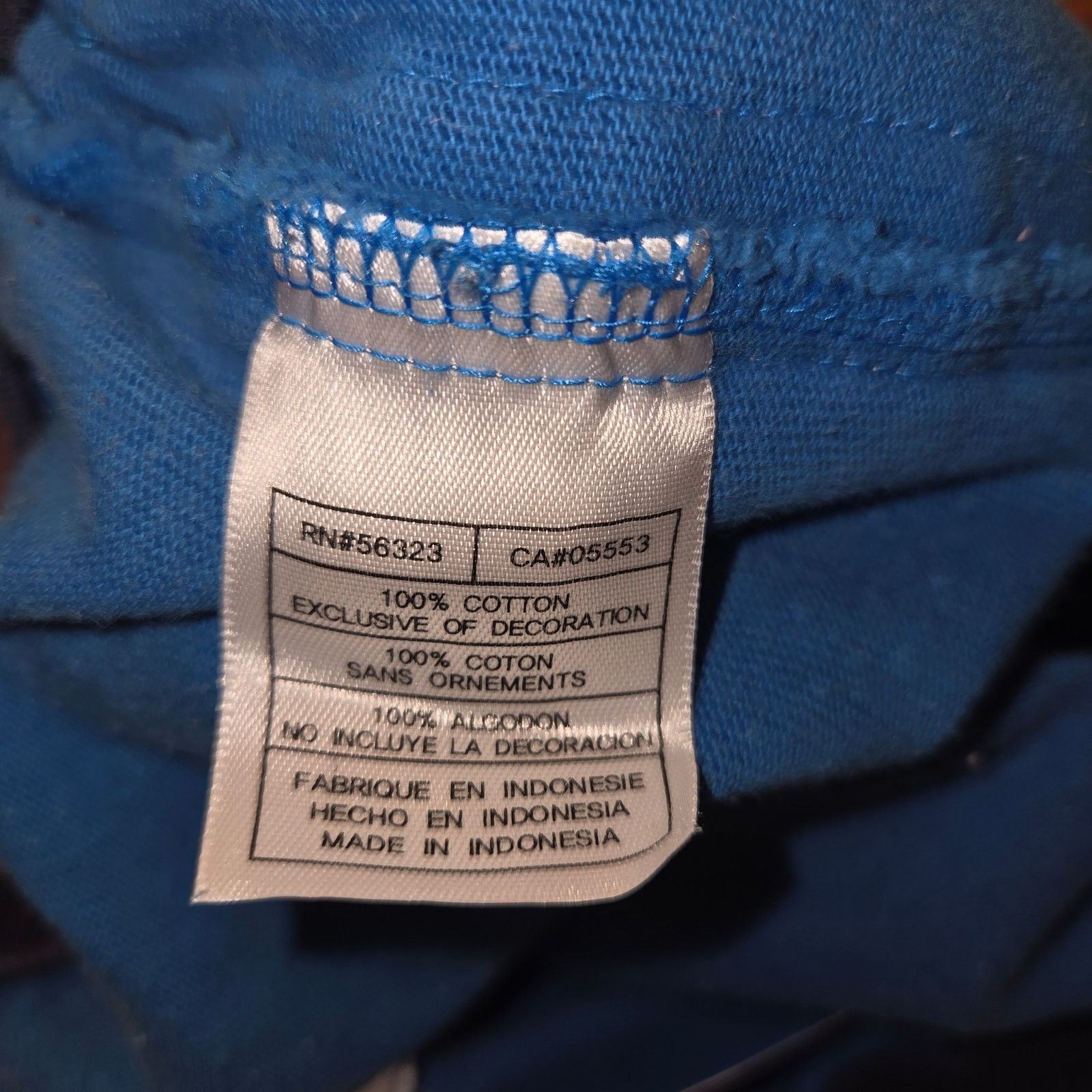 Nike Men's Nike Blue Shorts with Hidden Drawstring - Size Large Size US 36 / EU 52 - 4 Thumbnail