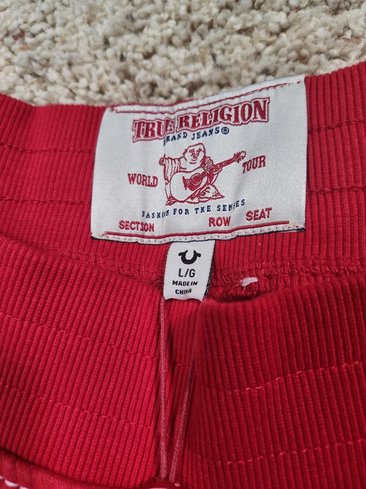 True Religion NEW True Religion Pull-On Flare Jeans Red Anniversary Large Size 36" / US 14 / IT 50 - 5 Thumbnail