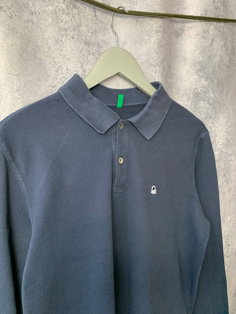 Benetton × United Colors Of Benetton United Colors Of Benneton Polo Long Sleeve Jumper Sweater Size US L / EU 52-54 / 3 - 3 Thumbnail