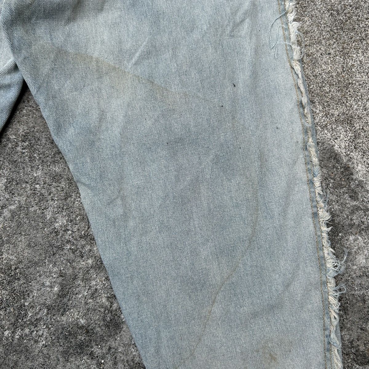 Japanese Brand × Vintage Loose Jeans Patchwork Paint Style Size US 27 - 15 Thumbnail