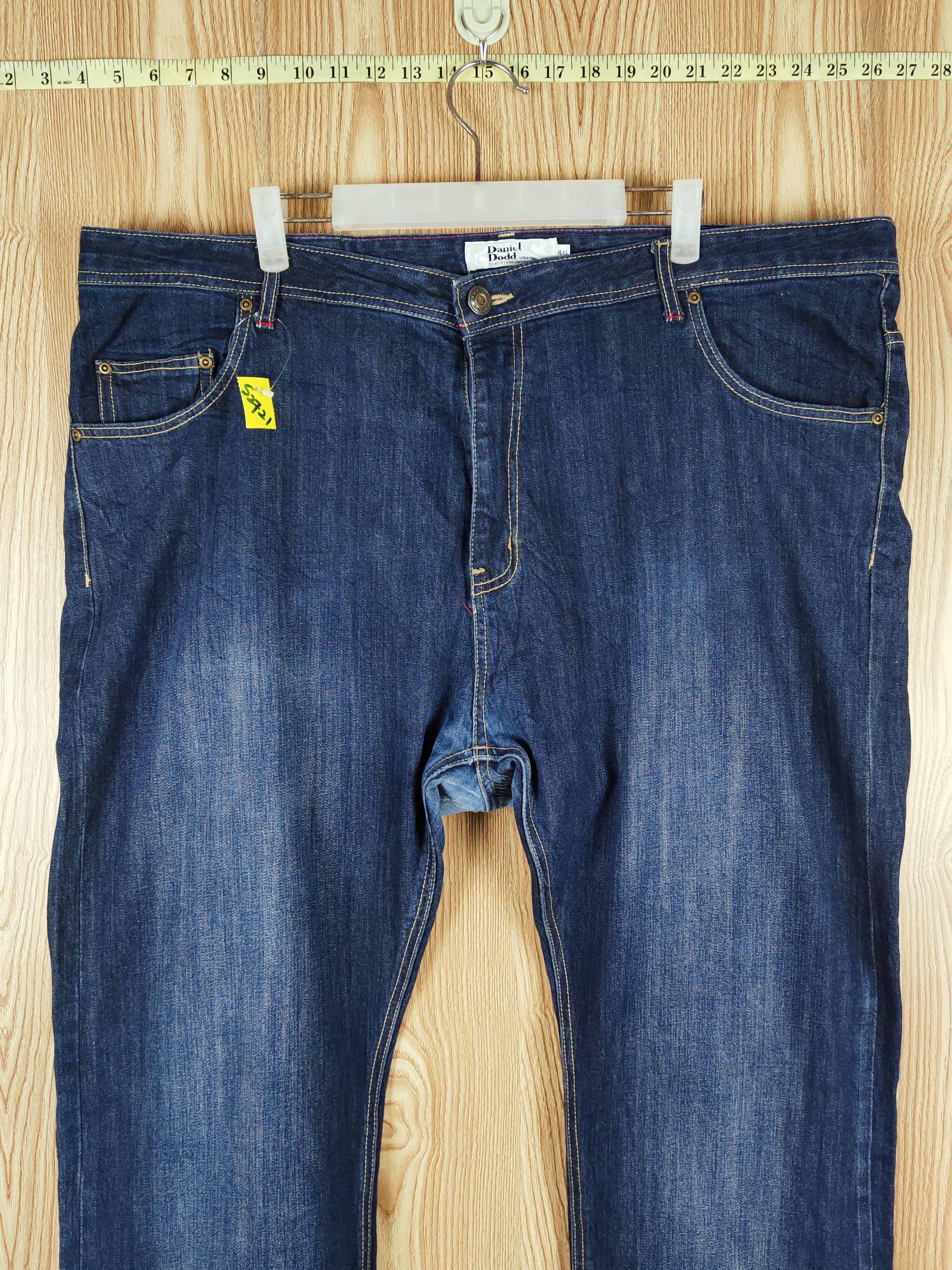 Japanese Brand Daniel Dodd selvedge distressed Ripped Jeans #S2721 Size US 44 / EU 60 - 2 Thumbnail