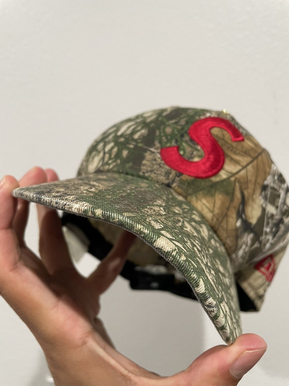 Supreme Gold Cross S Logo New Era Fitted Hat