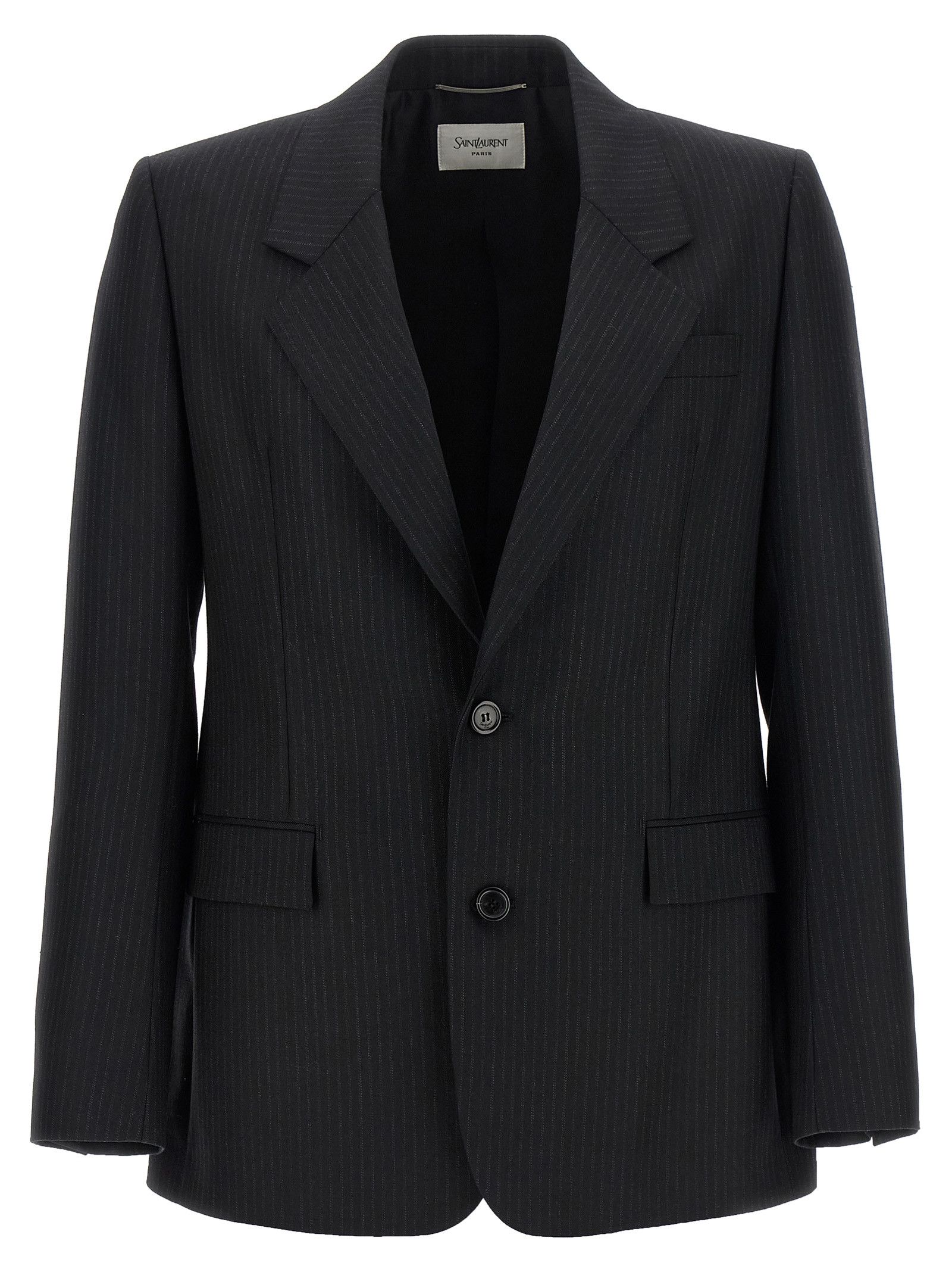 Saint Laurent Paris Pinstripe Blazer Size 52R - 1 Thumbnail