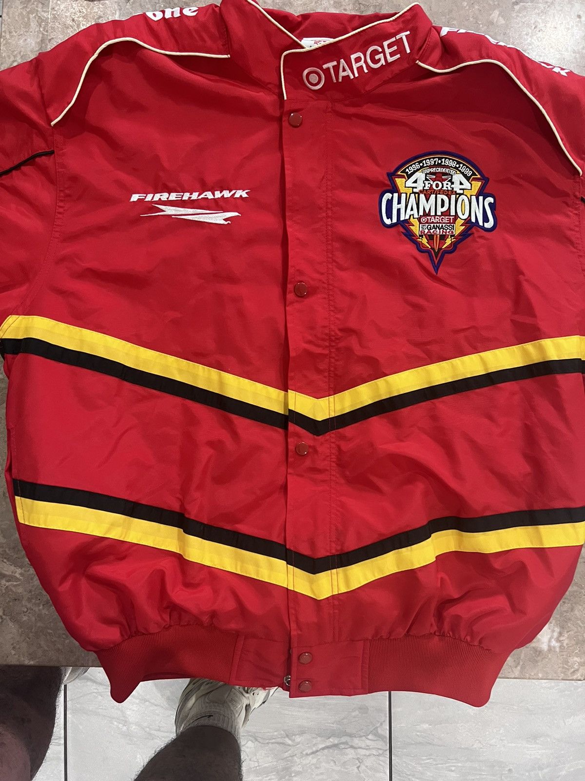 Vintage **RARE** Firestone Racing jacket from 90’s Size US XL / EU 56 / 4 - 1 Thumbnail