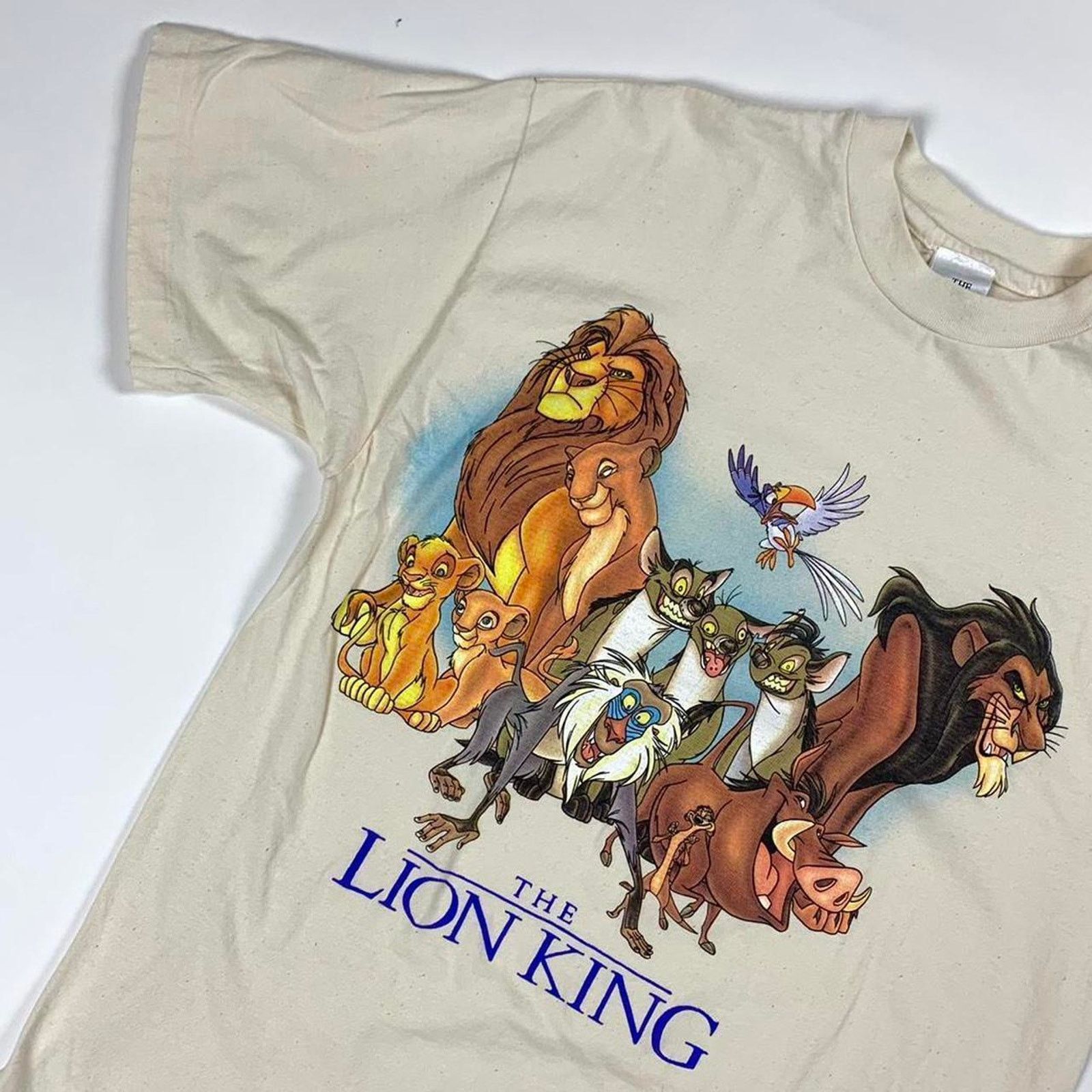 Vintage Vintage 90s The Lion King T Shirt Size US L / EU 52-54 / 3 - 1 Thumbnail