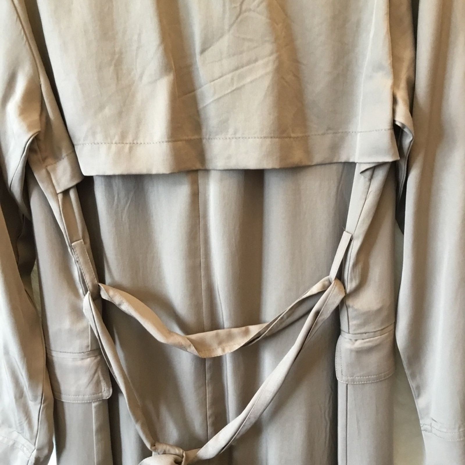 Elie Tahari Elie Tahari Beige Lightweight Trench Coat Size XS / US 0-2 / IT 36-38 - 7 Thumbnail