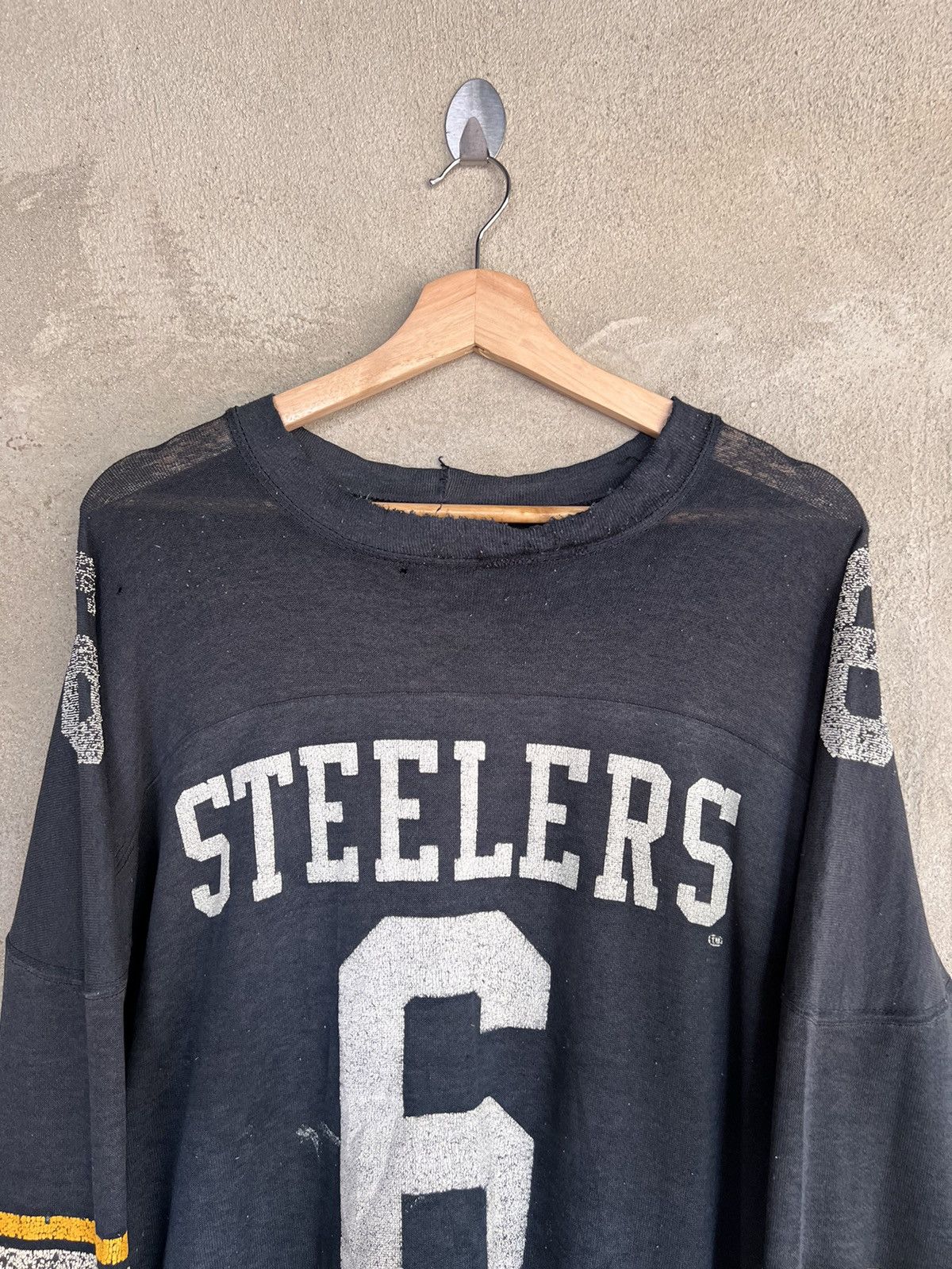 Vintage Vintage Steelers Rugby Jersey Sweatshirt Size US XL / EU 56 / 4 - 3 Thumbnail