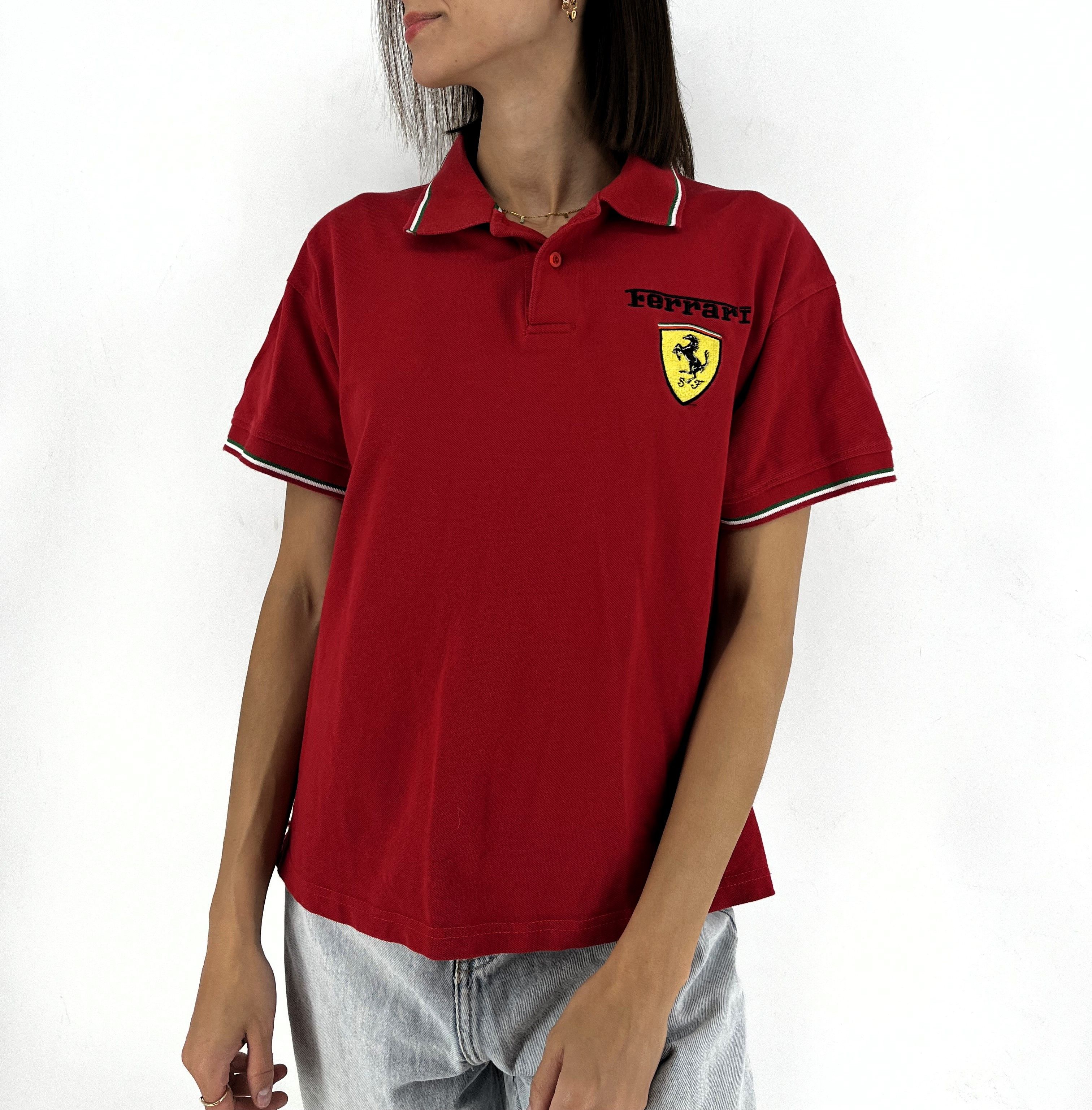 Ferrari FERRARI T SHIRT JERSEY RACING FORMULA ONE SHELL OFFICIAL Size M / US 6-8 / IT 42-44 - 4 Thumbnail