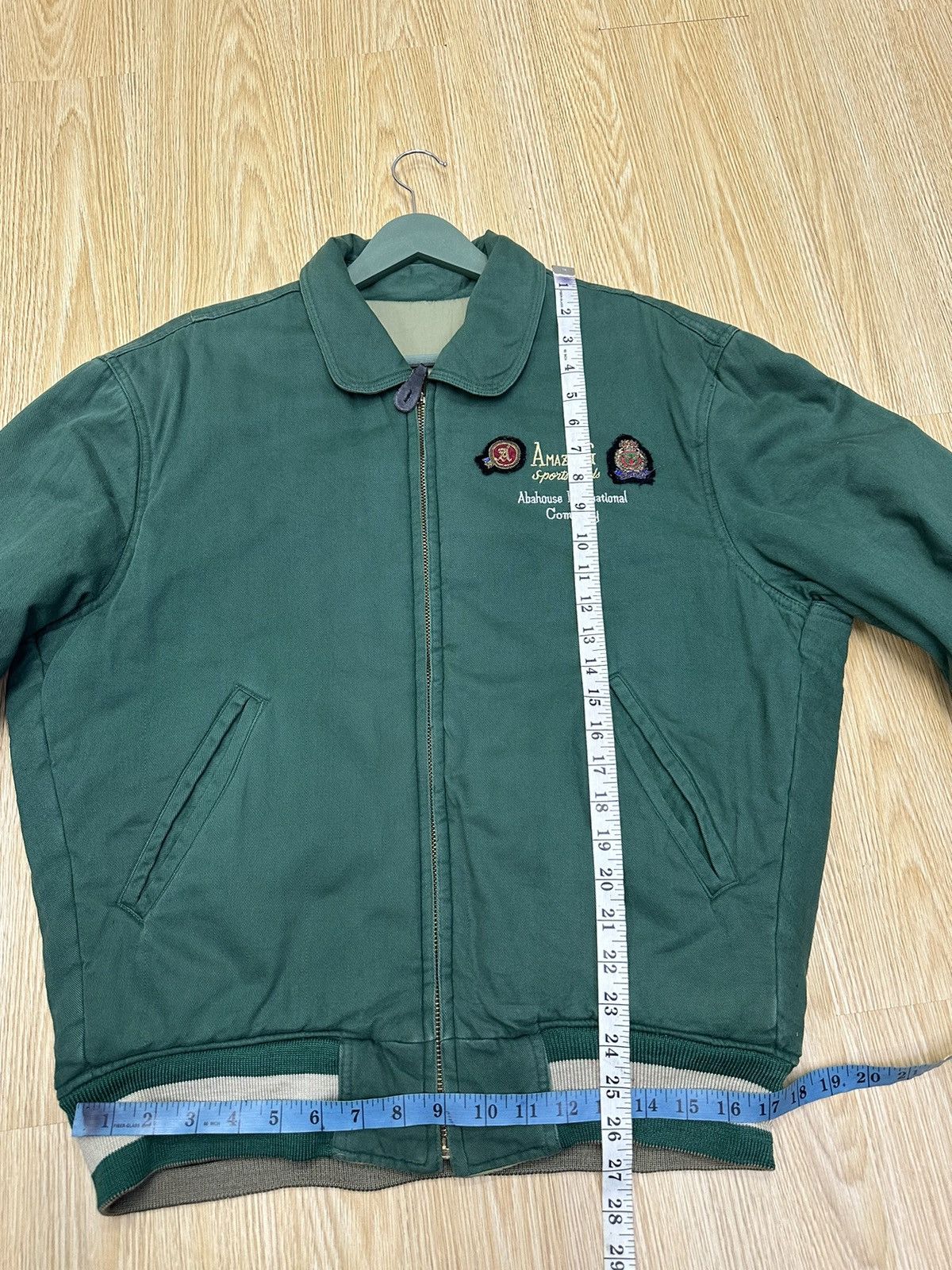 ABAHOUSE Vintage Abahouse Riversible Bomber Jacket MJ55 Size US M / EU 48-50 / 2 - 10 Thumbnail