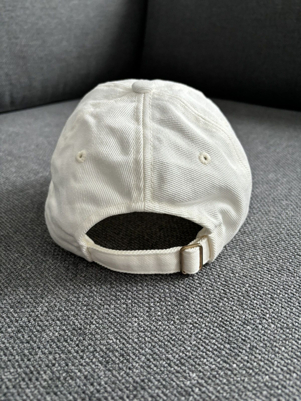 Casablanca Casablanca White Stacked Logo Embroidered Cap Size ONE SIZE - 3 Thumbnail