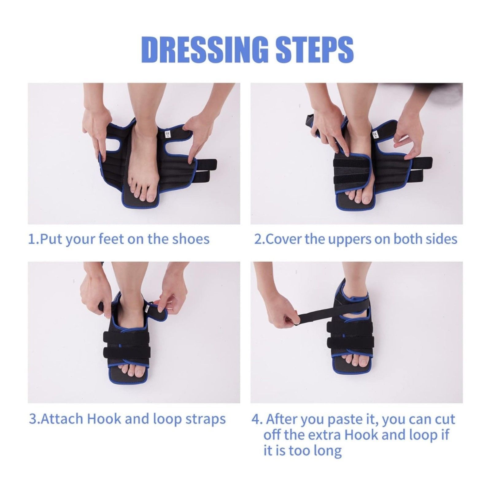 Other Post-Operative Shoes For Broken Toes - Black - Medium Size ONE SIZE - 14 Thumbnail