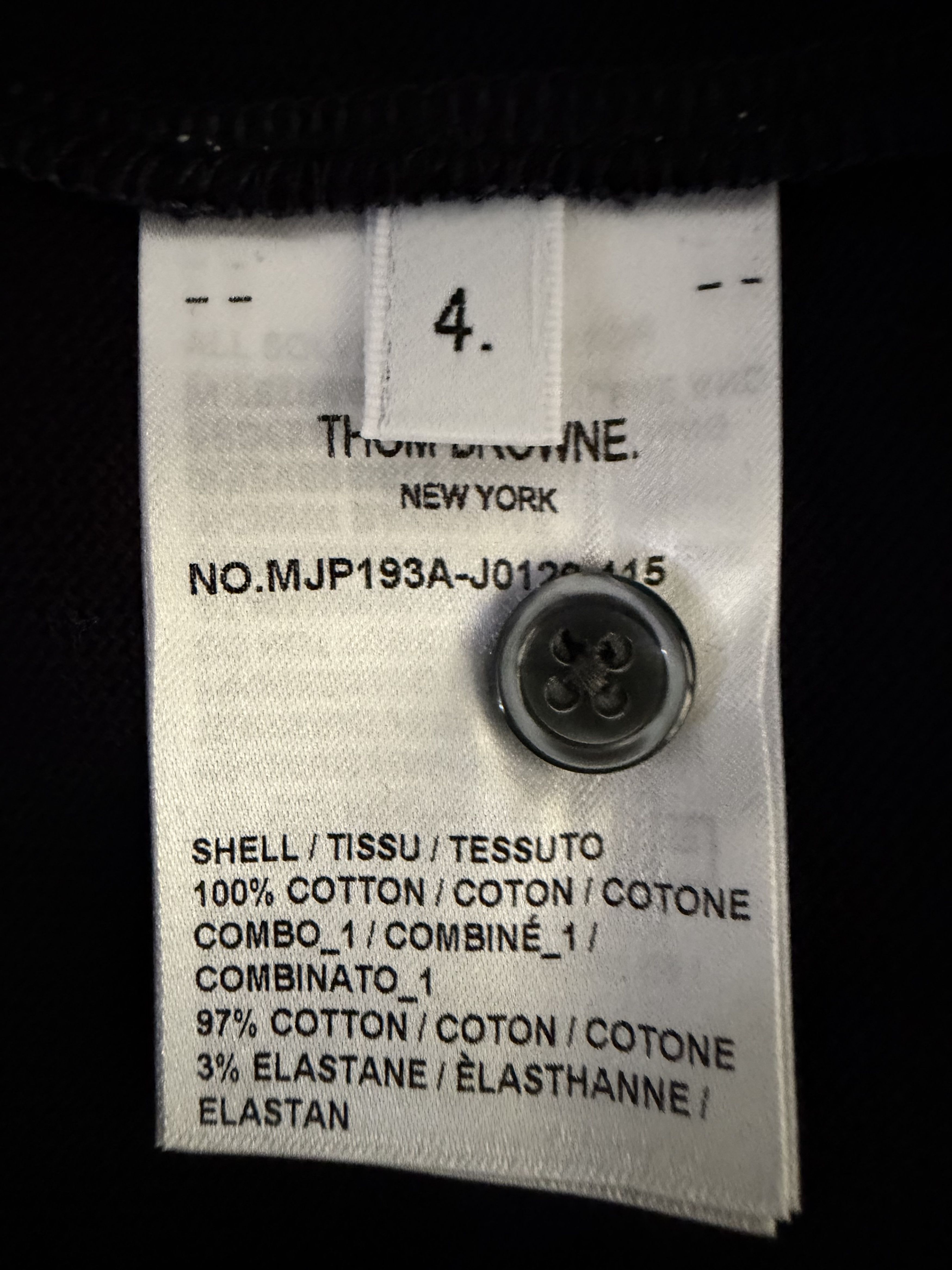 Thom Browne Thom Browne RWB Navy Polo Size US XL / EU 56 / 4 - 8 Thumbnail