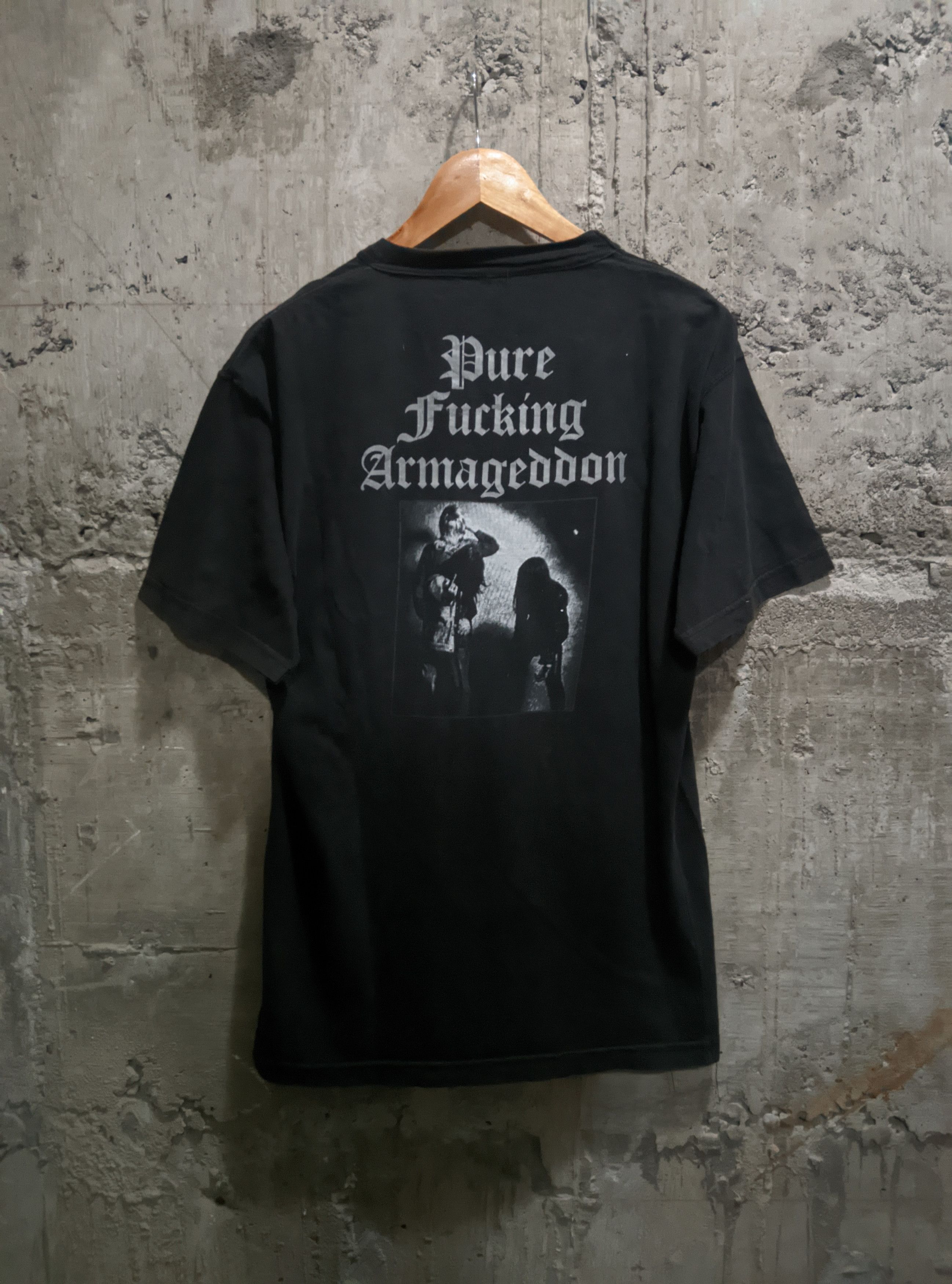 Band Tees Vintage 90s mayhem pure fucking armagedón black metal Size US L / EU 52-54 / 3 - 2 Thumbnail