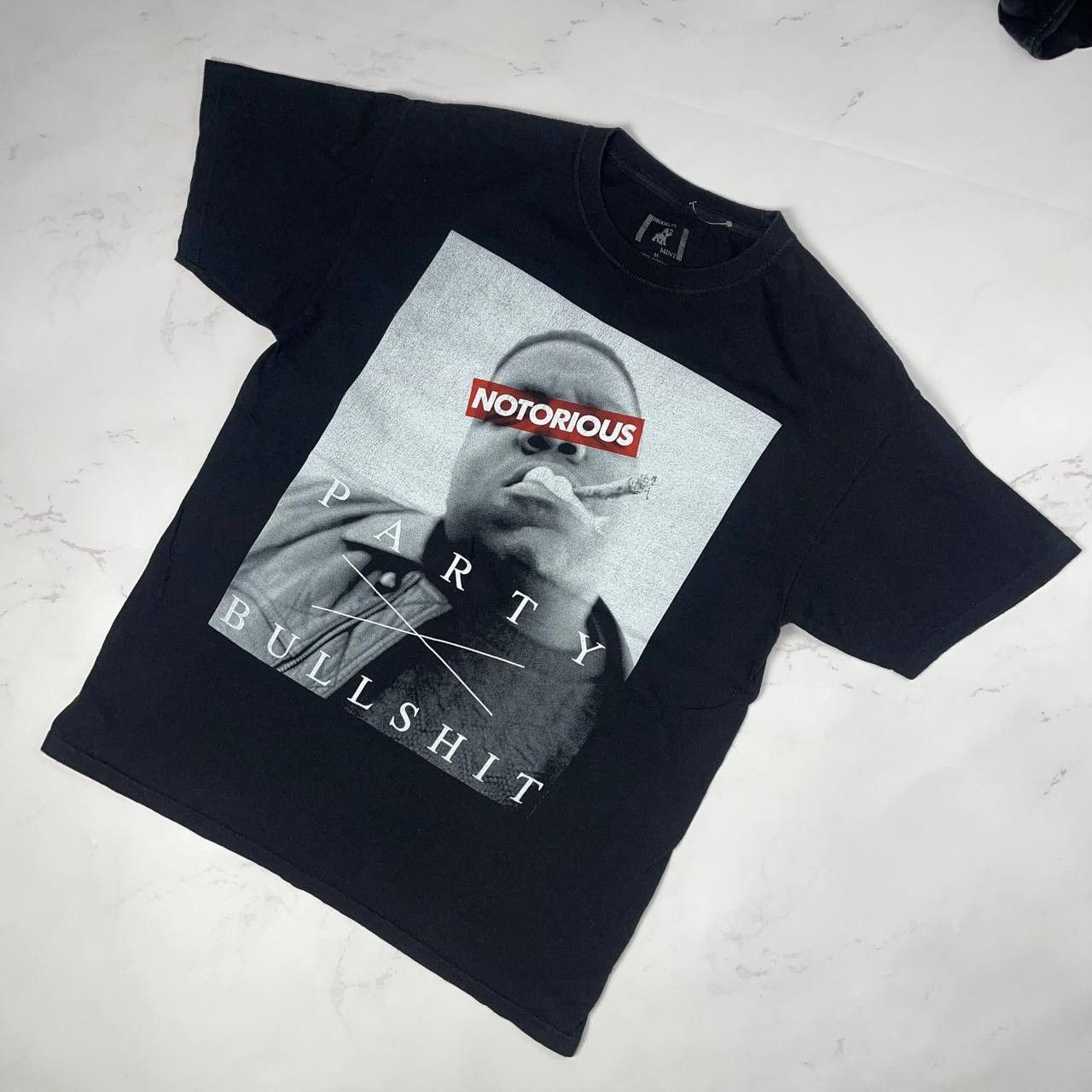 Vintage Vintage Notorious BIG Shirt Party And Bullsh Black Size M Size US M / EU 48-50 / 2 - 2 Thumbnail