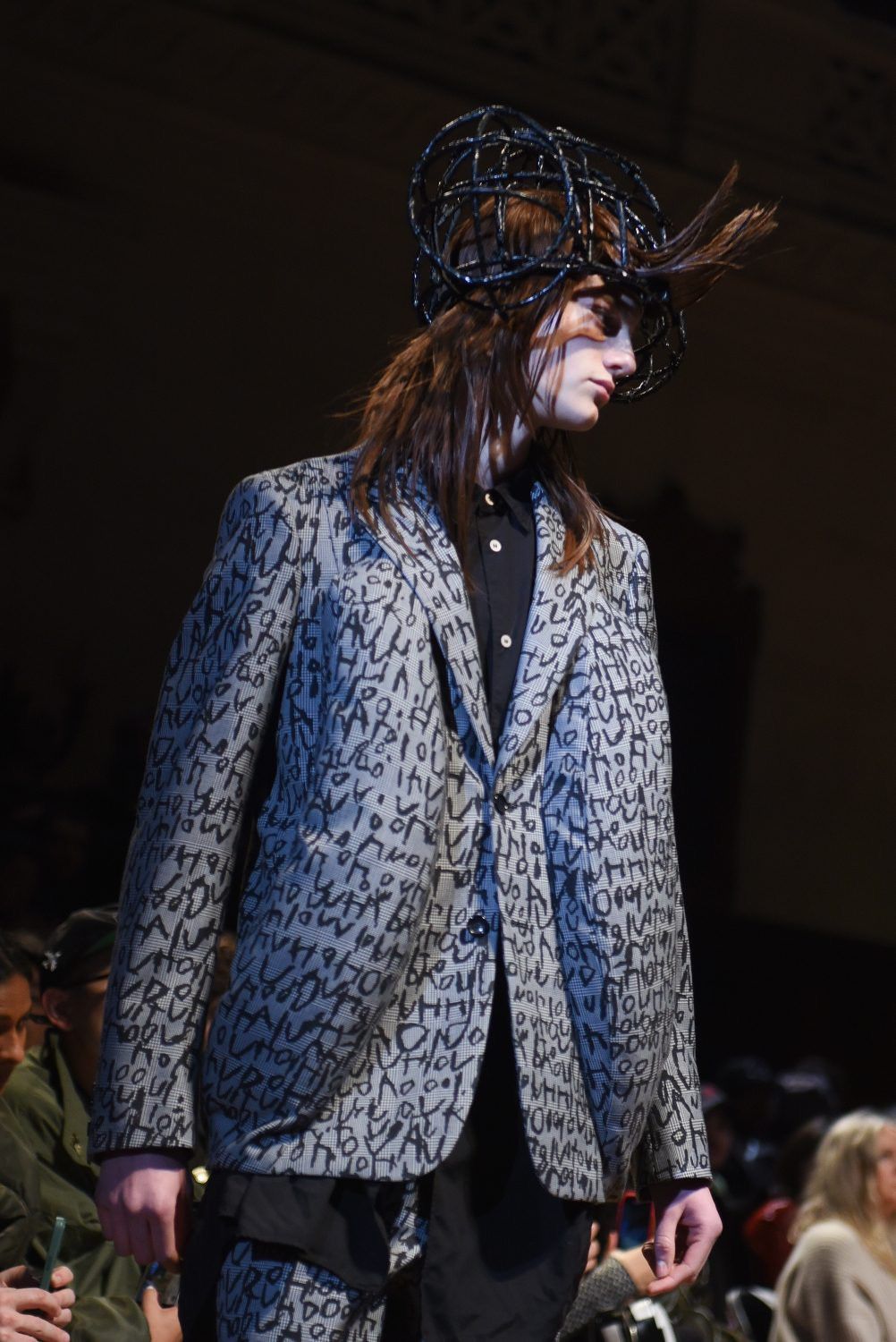 Comme des Garcons Homme Plus COMME DES GARÇONS HOMME PLUS EDWARD GOSS TEXT PRINT BLAZER Size US XL / EU 56 / 4 - 23 Thumbnail
