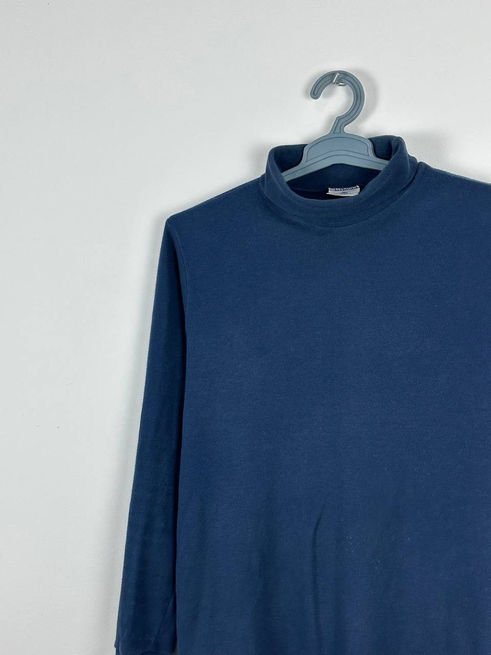 Sunspel × Vintage Vintage Sunspel Blue Cotton Turtleneck Size L Size US L / EU 52-54 / 3 - 3 Thumbnail
