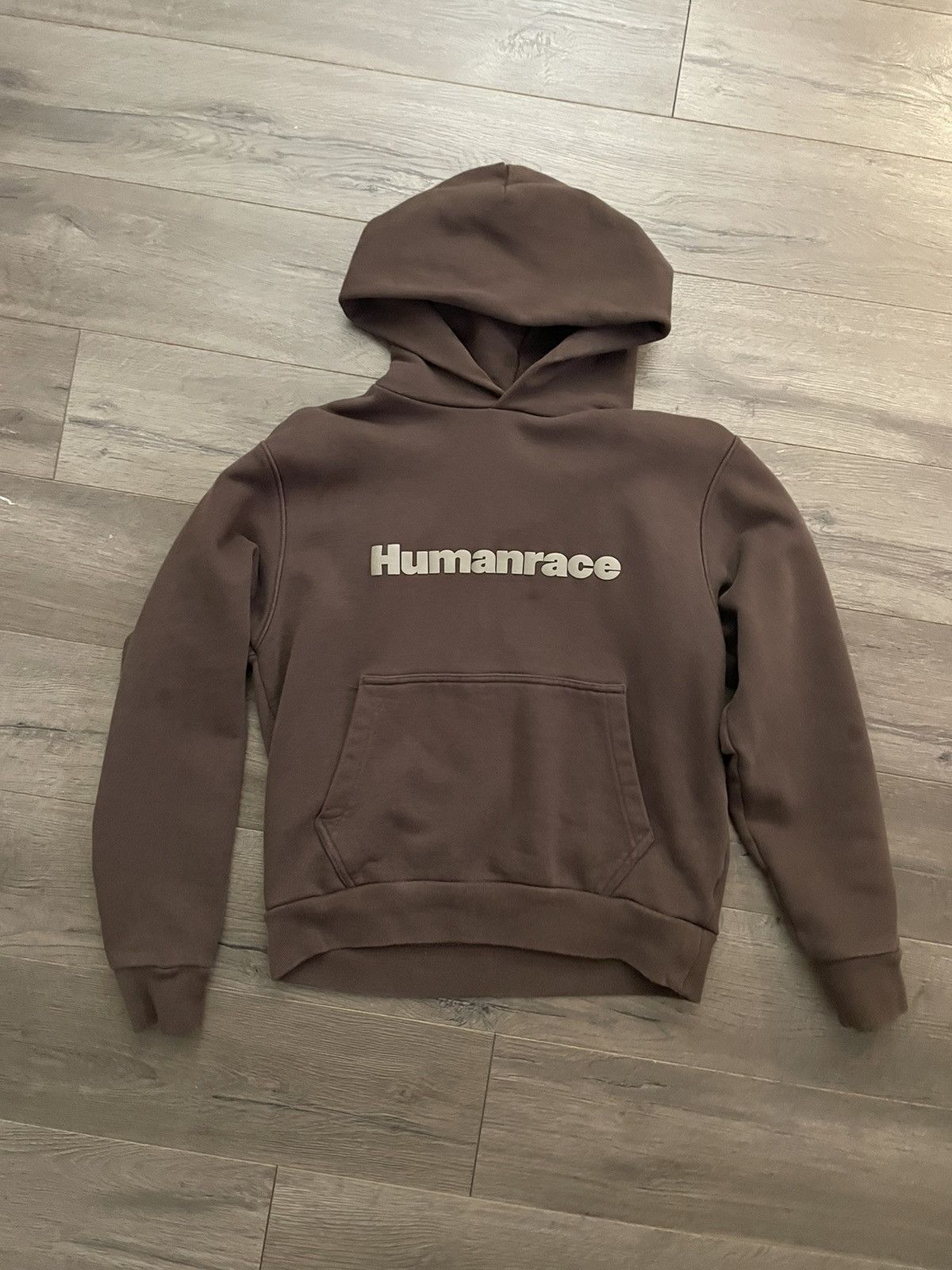 image of Adidas X Humanrace By Pharrel Williams Brown Hoodie, Women's (Size Small)