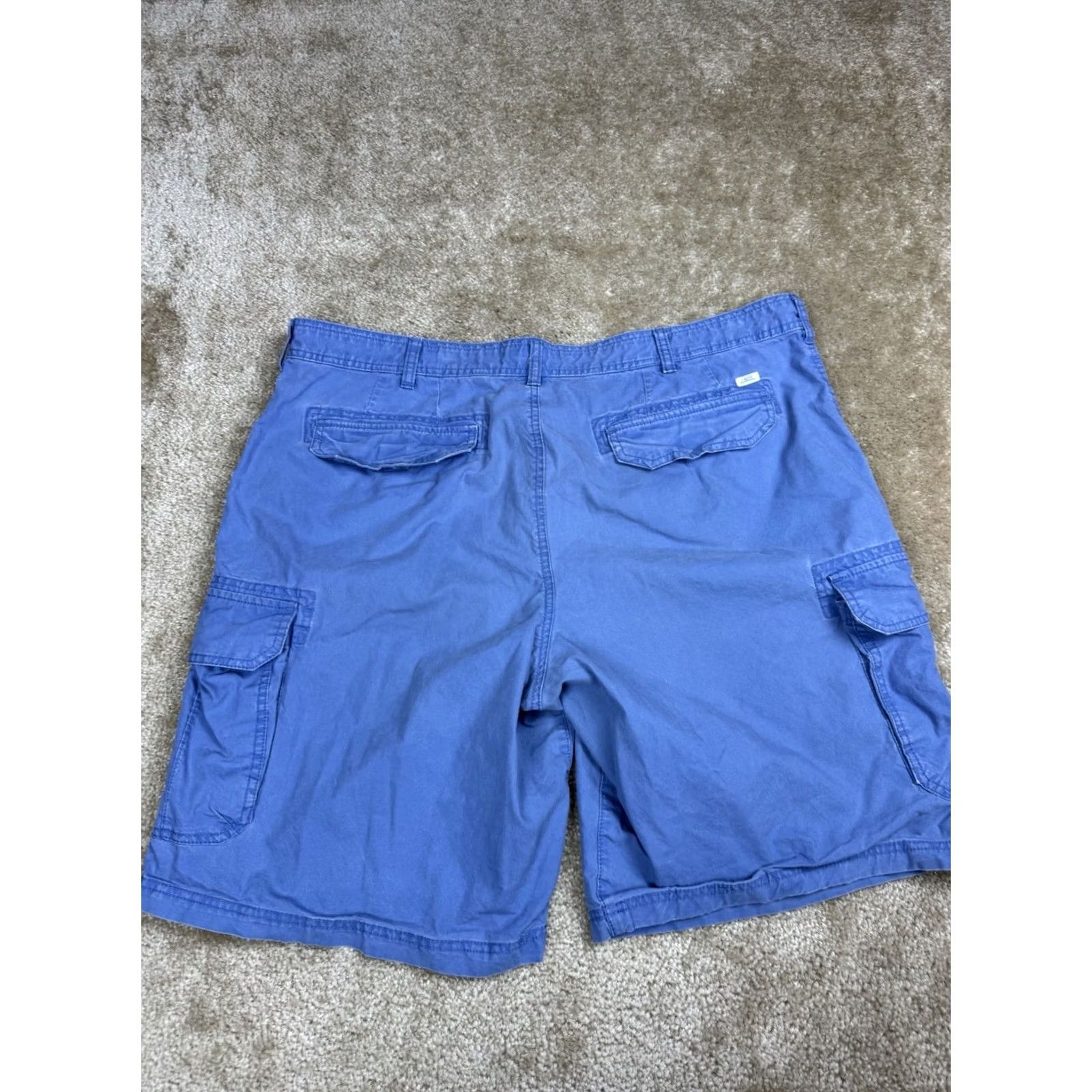 Izod IZOD Men Cargo Shorts Blue Size 42 10” Inseam 920 Size US 42 / EU 58 - 7 Thumbnail
