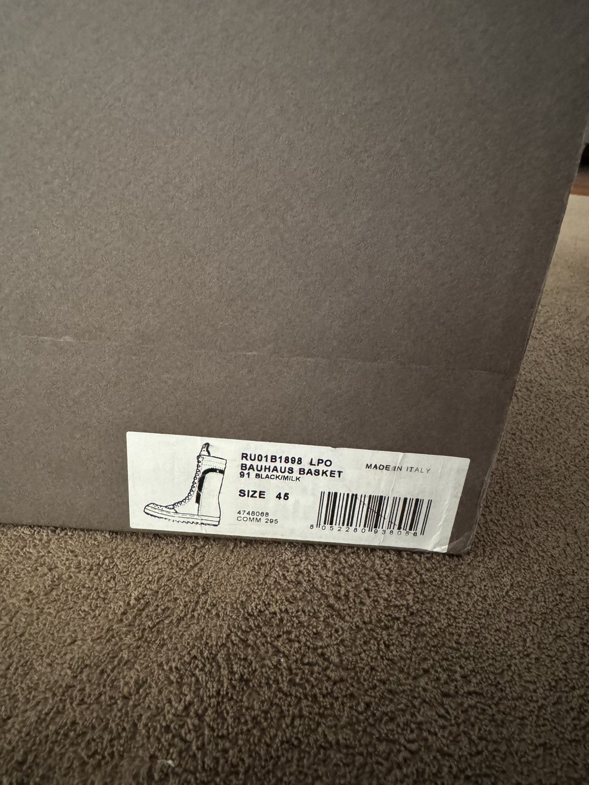 Rick Owens Rick Owens Bauhaus Basket Size US 12 / EU 45 - 8 Thumbnail