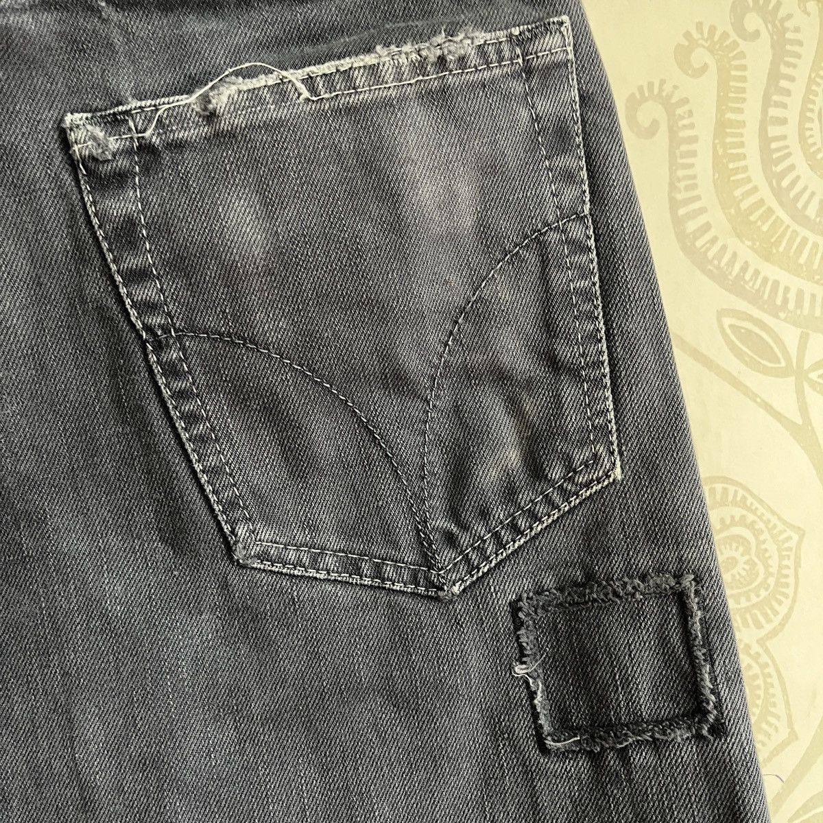 Hysteric Glamour × Tornado Mart × Vintage Hysteric Glamour Patches Kapital Distressed Denim Size US 30 / EU 46 - 14 Thumbnail