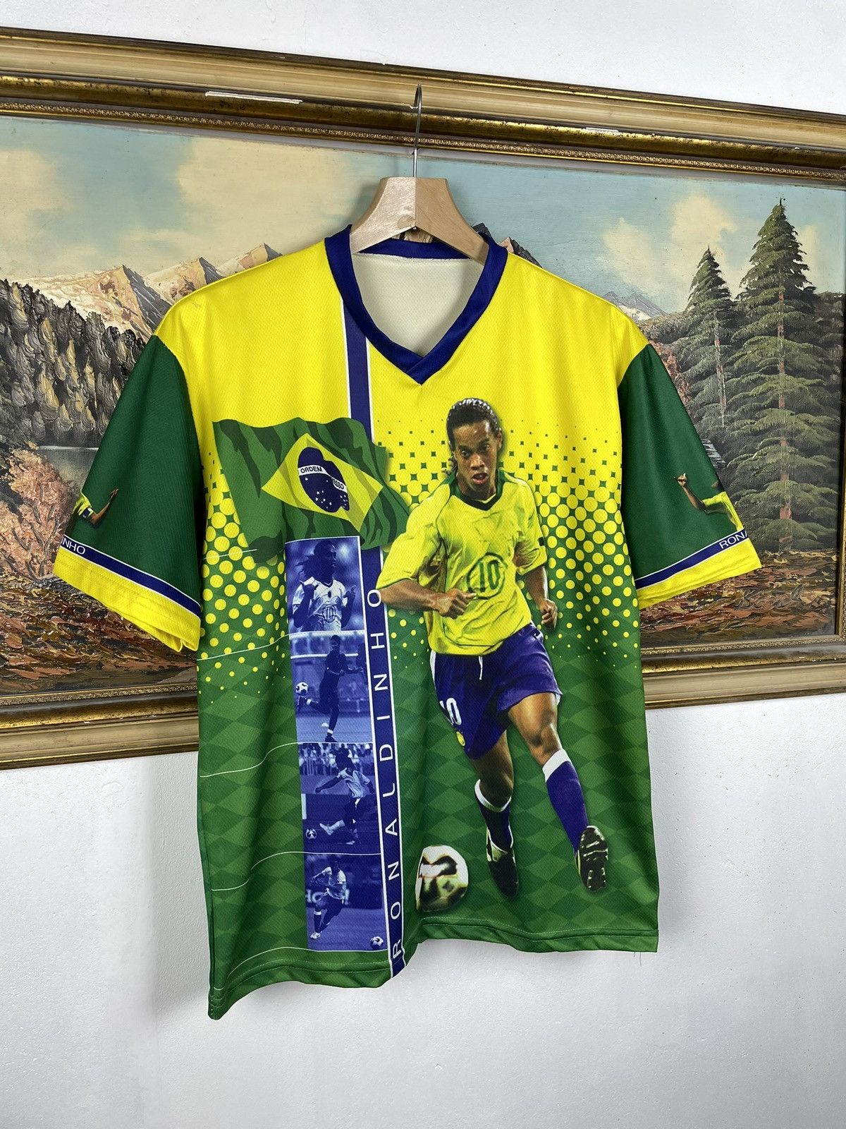 Vintage Ronaldinho Vintage Y2k Brazil T-shirt Tee Soccer Football Size US M / EU 48-50 / 2 - 4 Thumbnail