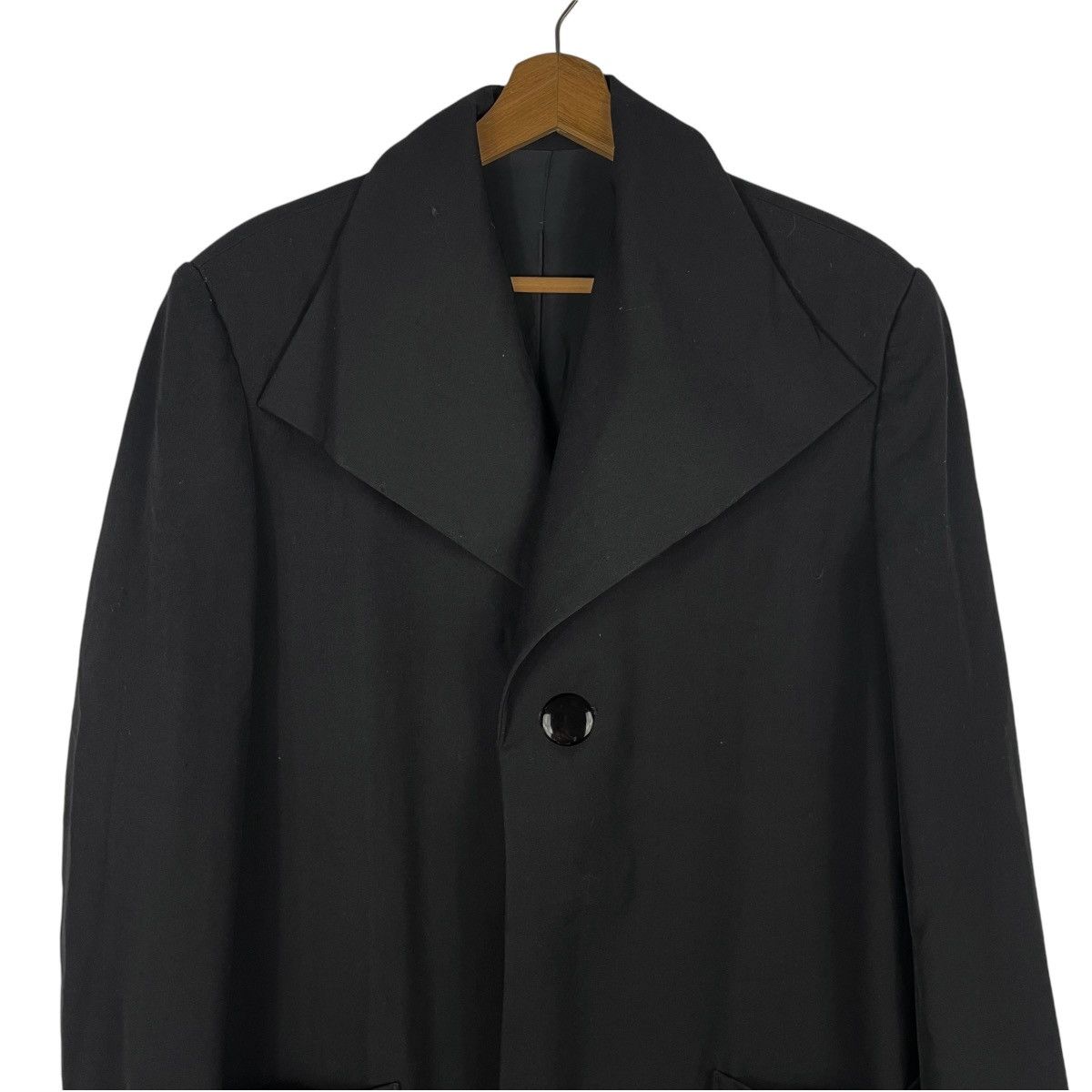 Y's × Y's for Men × Yohji Yamamoto 💥IMPER MEABLE YOHJI YAMAMOTO ICONIC BLACK COAT JACKET Size US M / EU 48-50 / 2 - 5 Thumbnail
