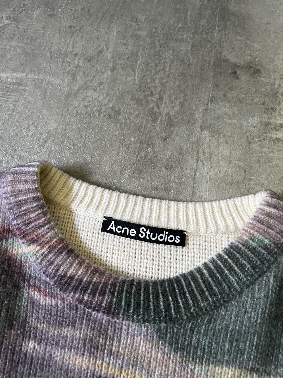Acne Studios Acne Studios S/S 22 Separation sweater multicolor rare Size US M / EU 48-50 / 2 - 8 Thumbnail